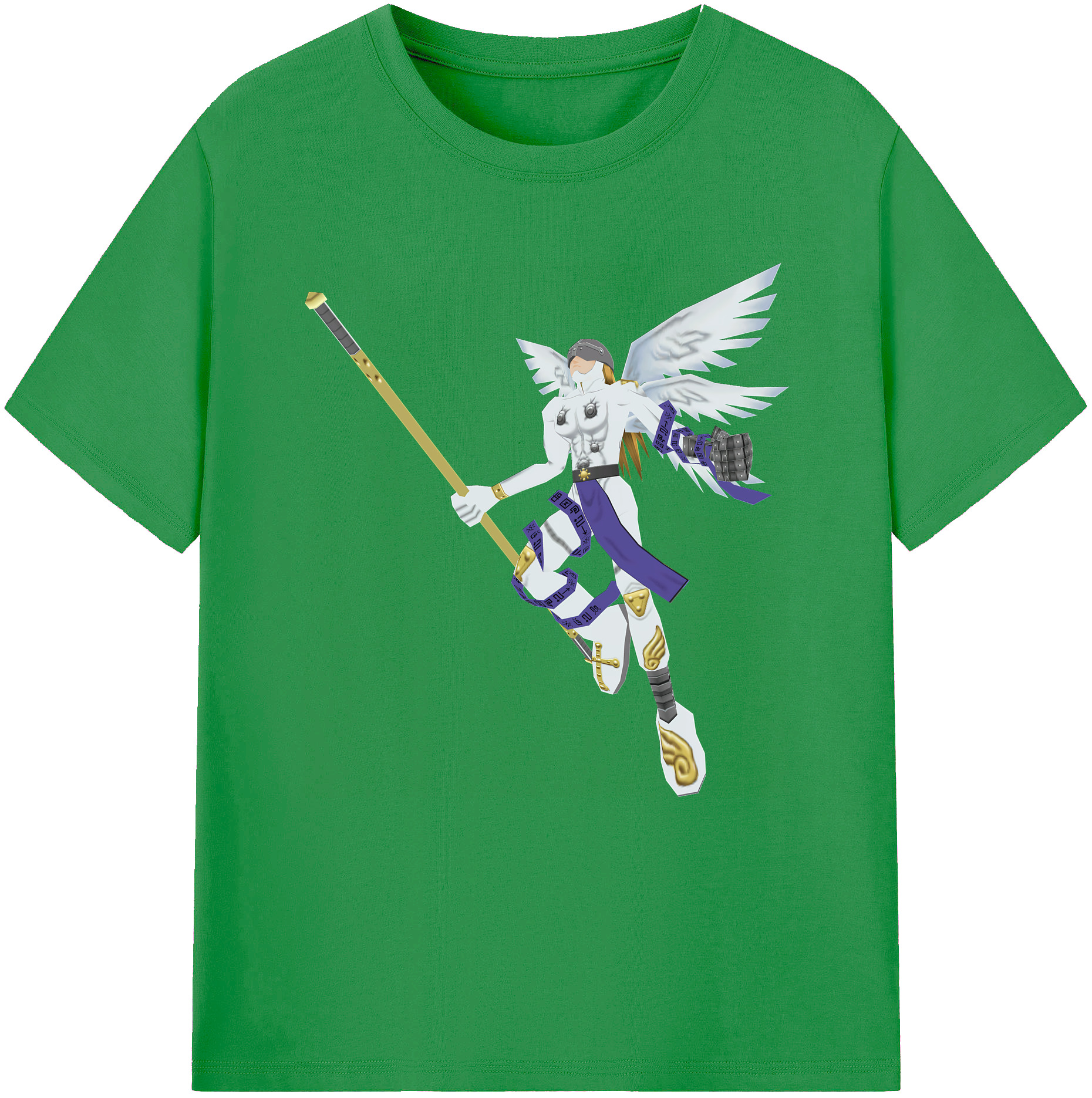 （画像用） Digimon デジタルモンスター/デジモン レディースカジュアルプリントTシャツ（綿100％）