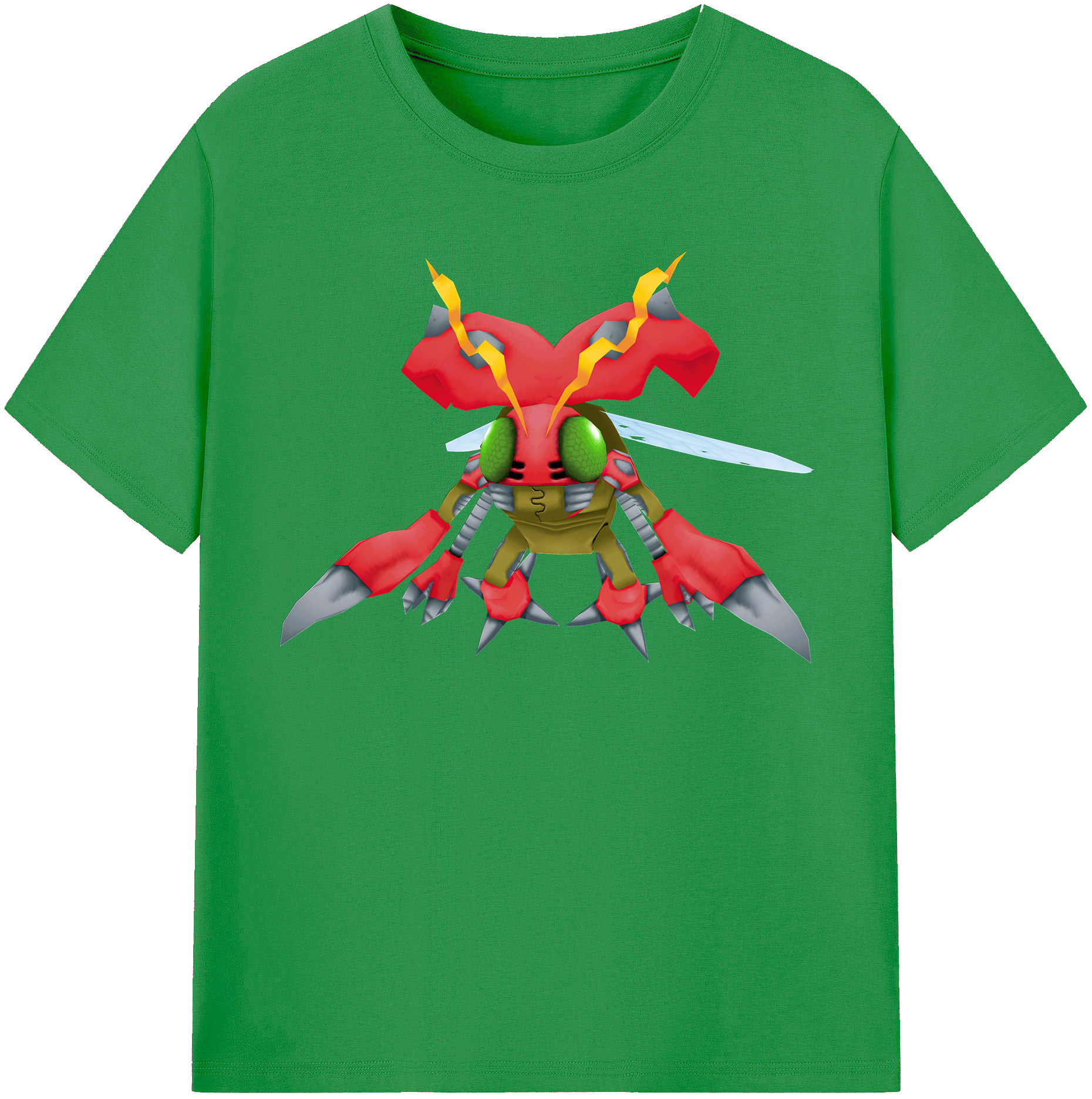 （画像用） Digimon デジタルモンスター/デジモン レディースカジュアルプリントTシャツ（綿100％）