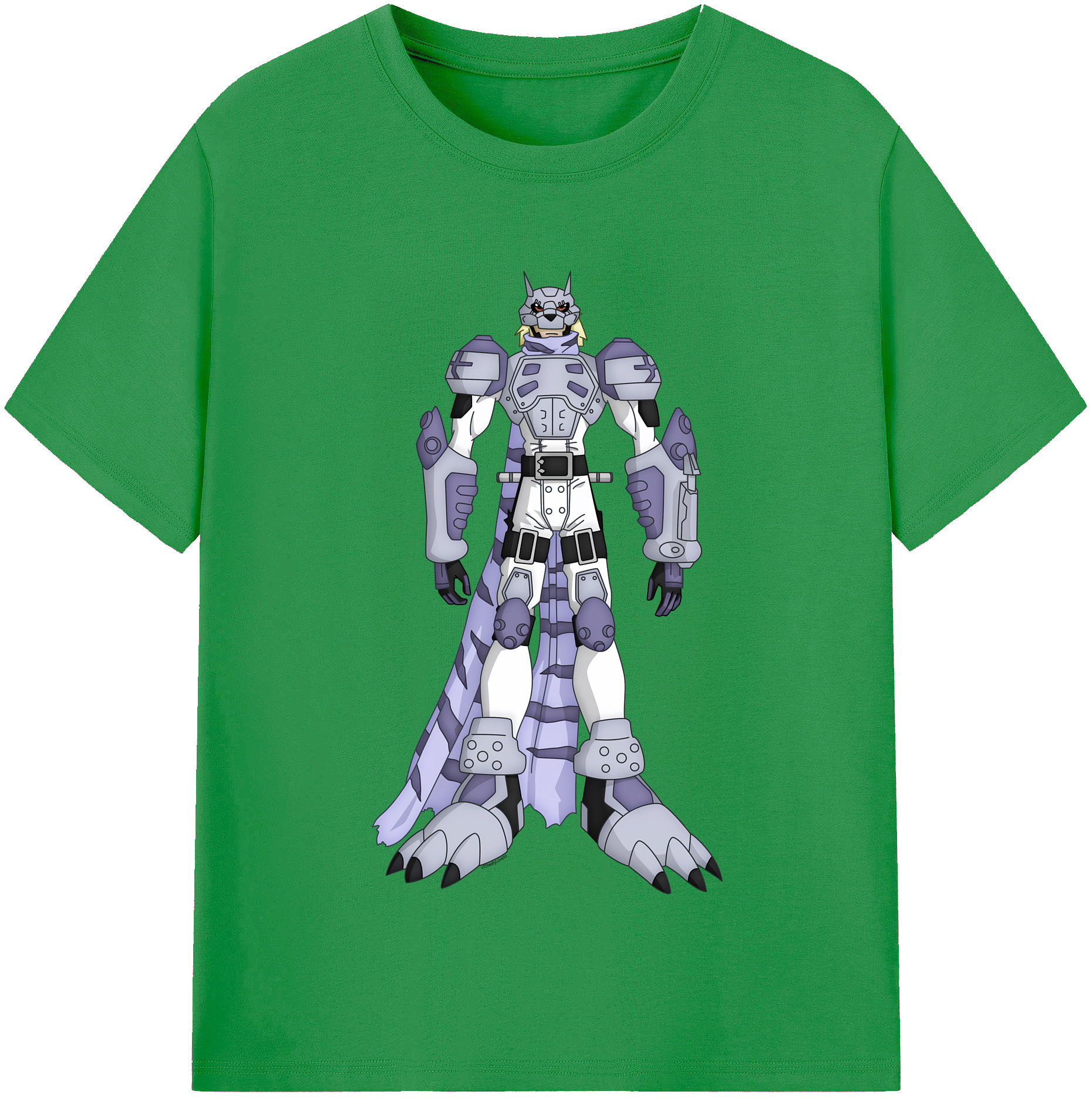 （画像用） Digimon デジタルモンスター/デジモン レディースカジュアルプリントTシャツ（綿100％）
