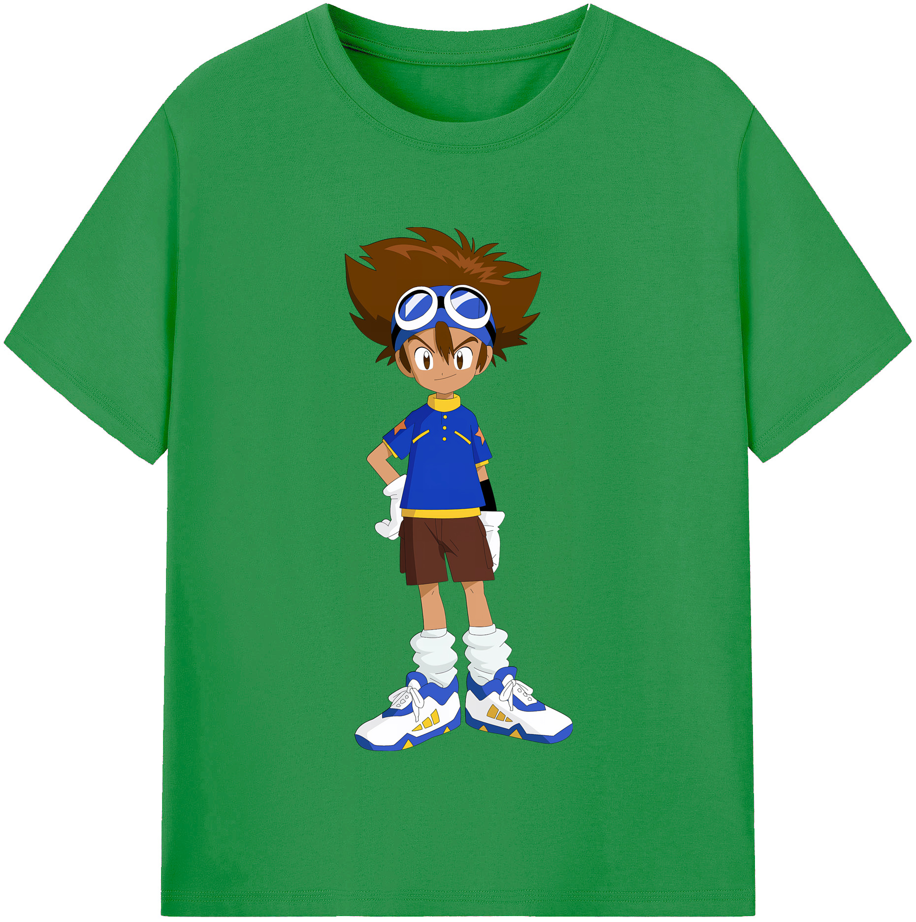 （画像用） Digimon デジタルモンスター/デジモン レディースカジュアルプリントTシャツ（綿100％）