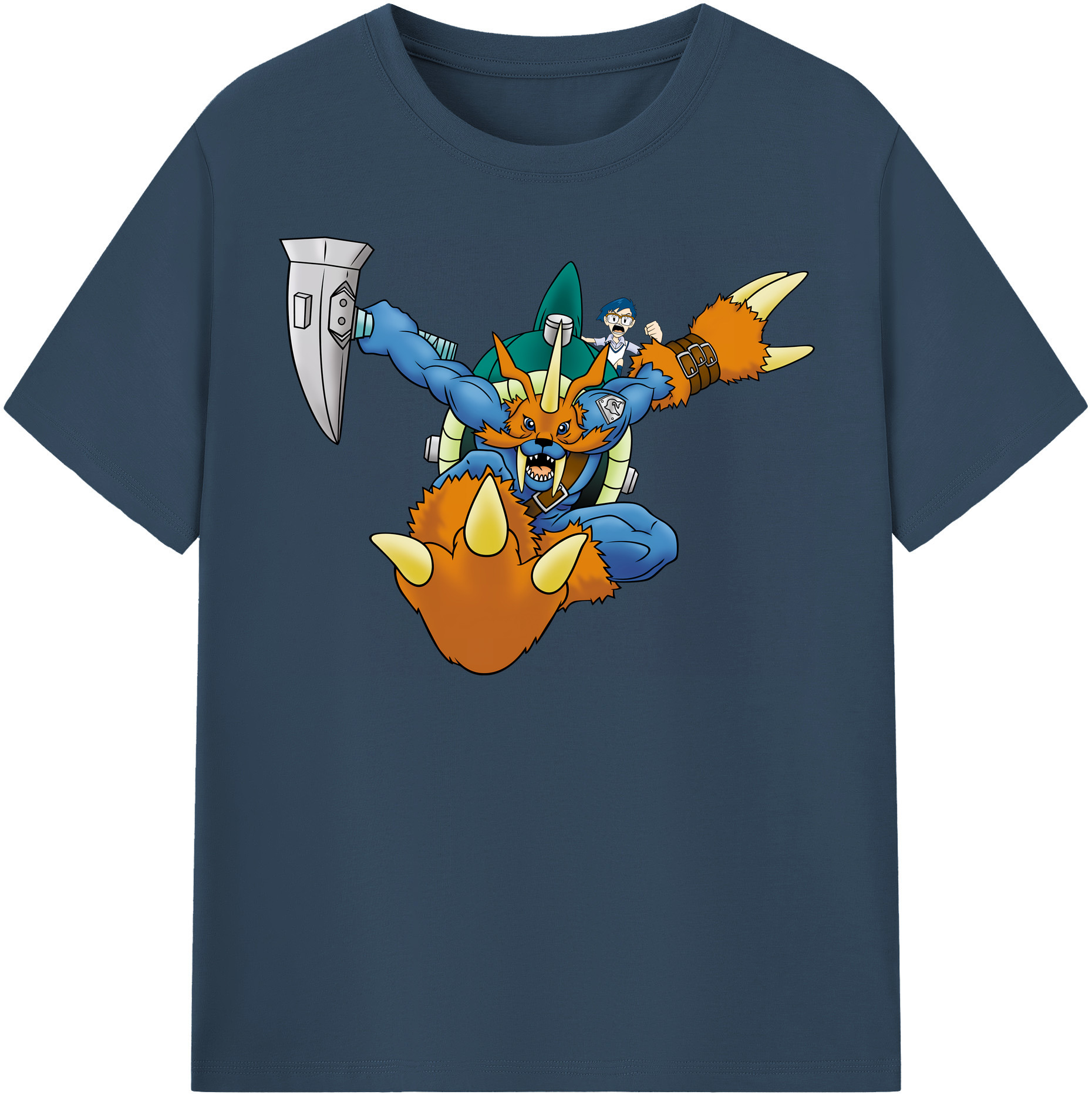 （画像用） Digimon デジタルモンスター/デジモン レディースカジュアルプリントTシャツ（綿100％）