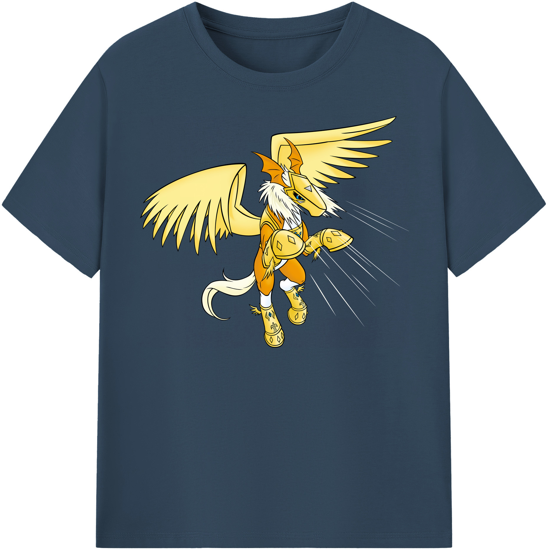 （画像用） Digimon デジタルモンスター/デジモン レディースカジュアルプリントTシャツ（綿100％）