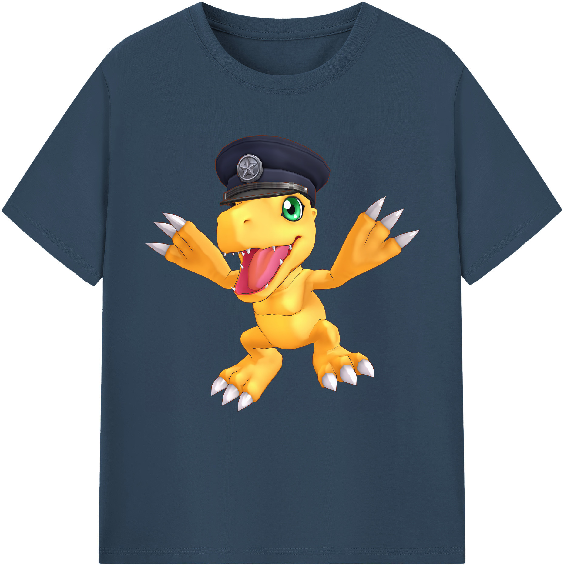 （画像用） Digimon デジタルモンスター/デジモン レディースカジュアルプリントTシャツ（綿100％）