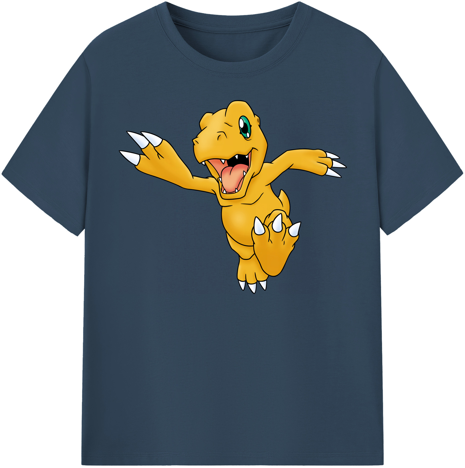 （画像用） Digimon デジタルモンスター/デジモン レディースカジュアルプリントTシャツ（綿100％）