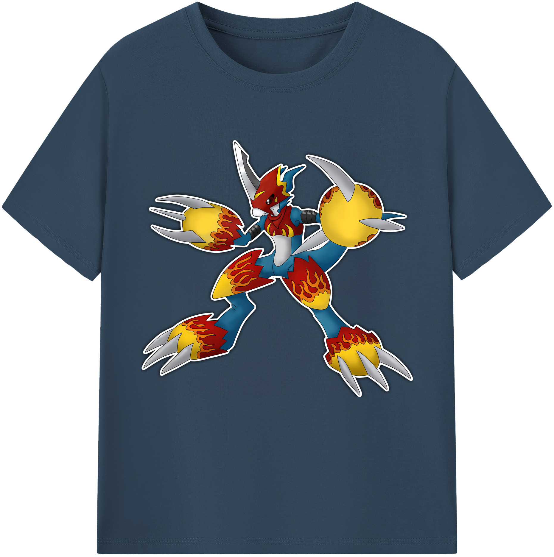 （画像用） Digimon デジタルモンスター/デジモン レディースカジュアルプリントTシャツ（綿100％）