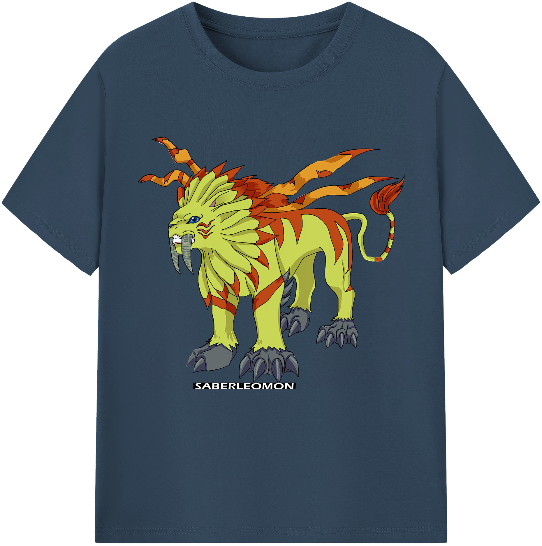 （画像用） Digimon デジタルモンスター/デジモン レディースカジュアルプリントTシャツ（綿100％）