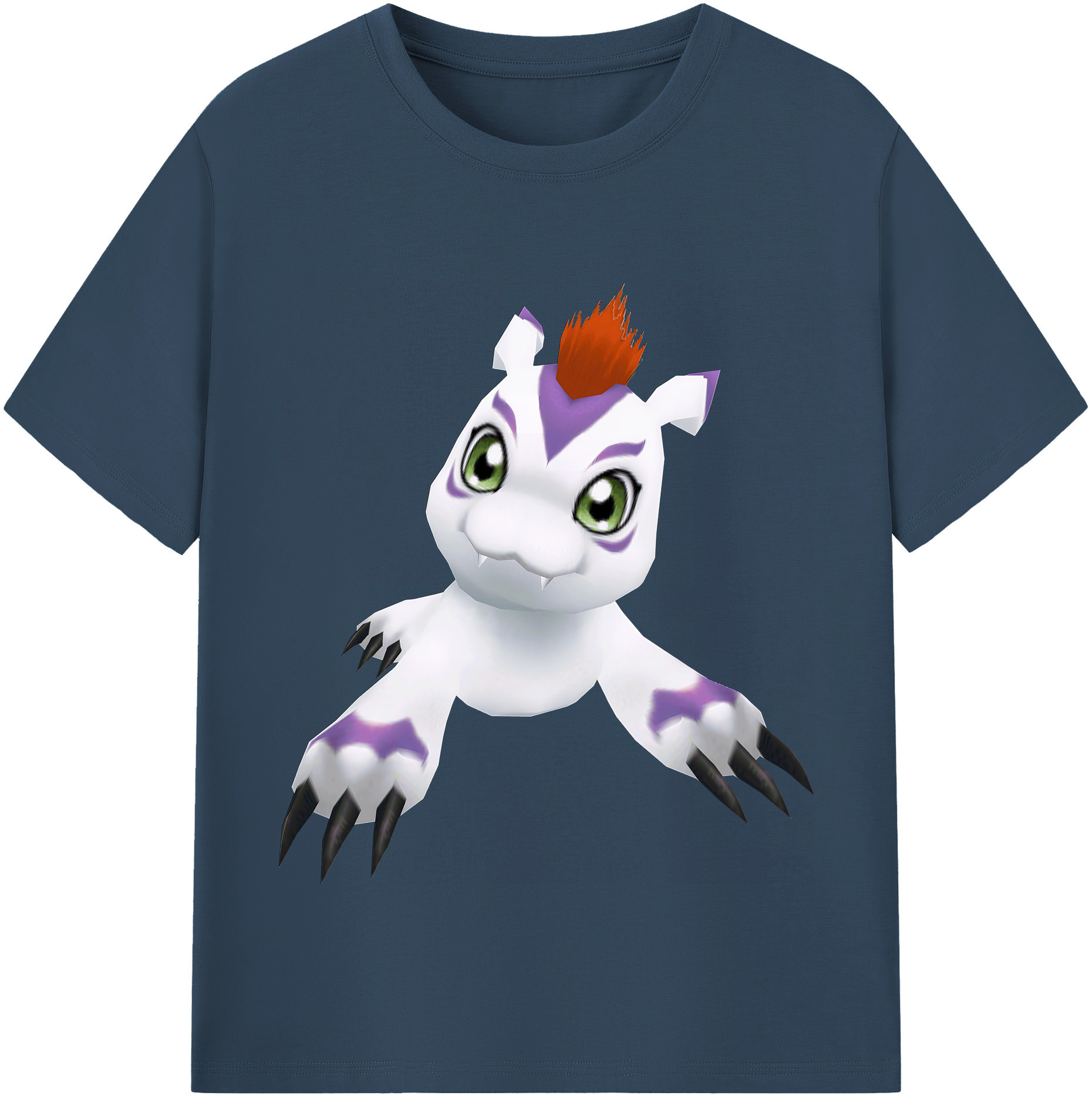 （画像用） Digimon デジタルモンスター/デジモン レディースカジュアルプリントTシャツ（綿100％）