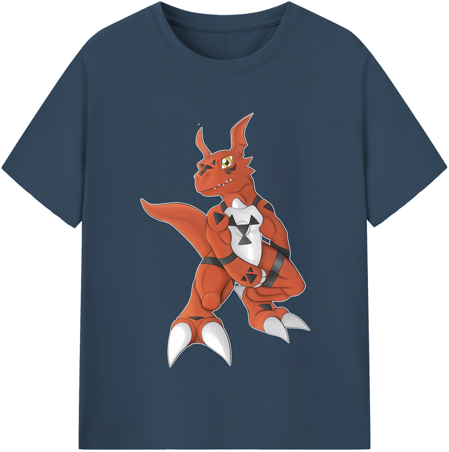 （画像用） Digimon デジタルモンスター/デジモン レディースカジュアルプリントTシャツ（綿100％）