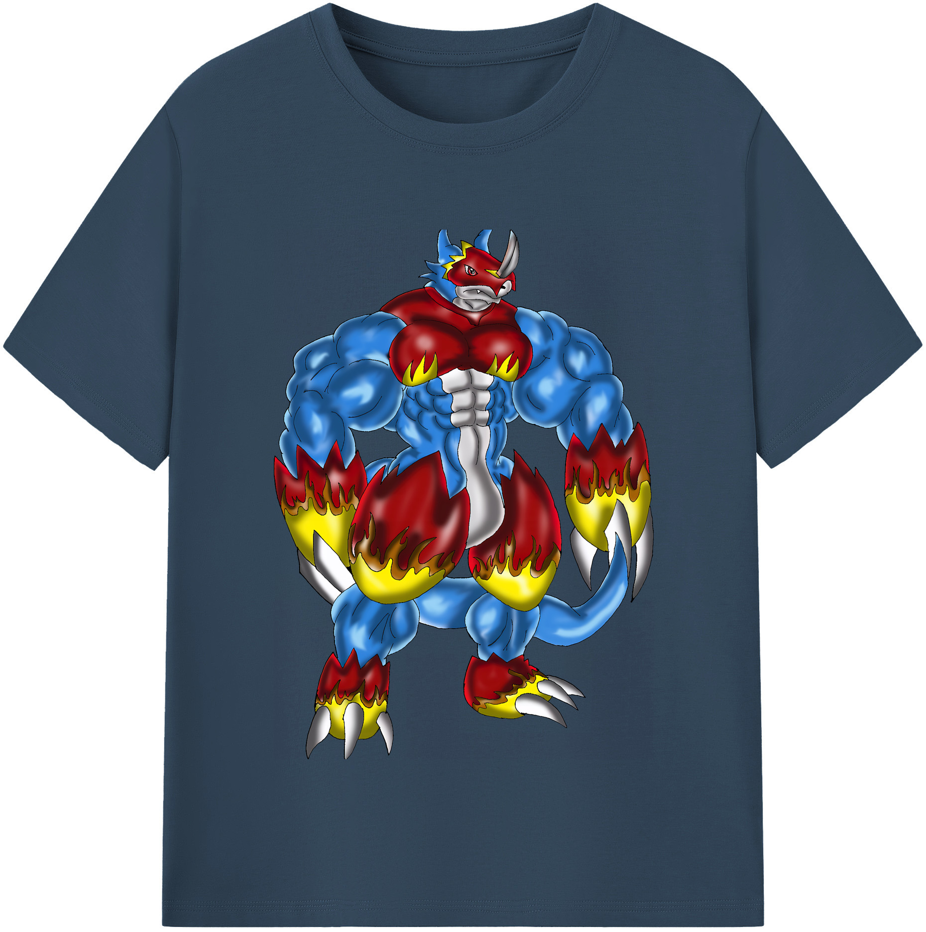 （画像用） Digimon デジタルモンスター/デジモン レディースカジュアルプリントTシャツ（綿100％）