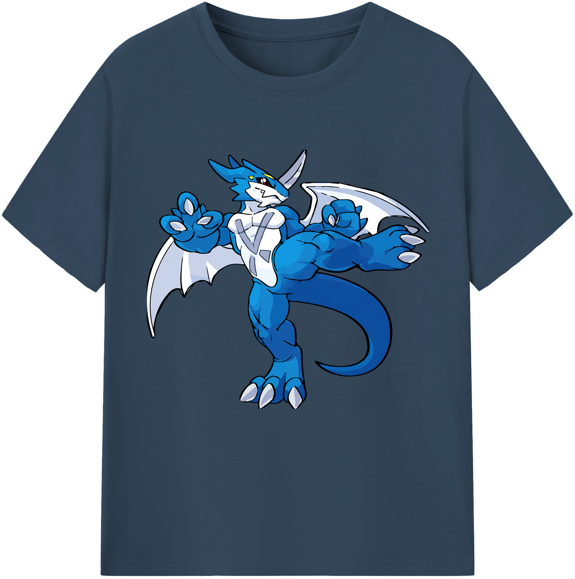（画像用） Digimon デジタルモンスター/デジモン レディースカジュアルプリントTシャツ（綿100％）