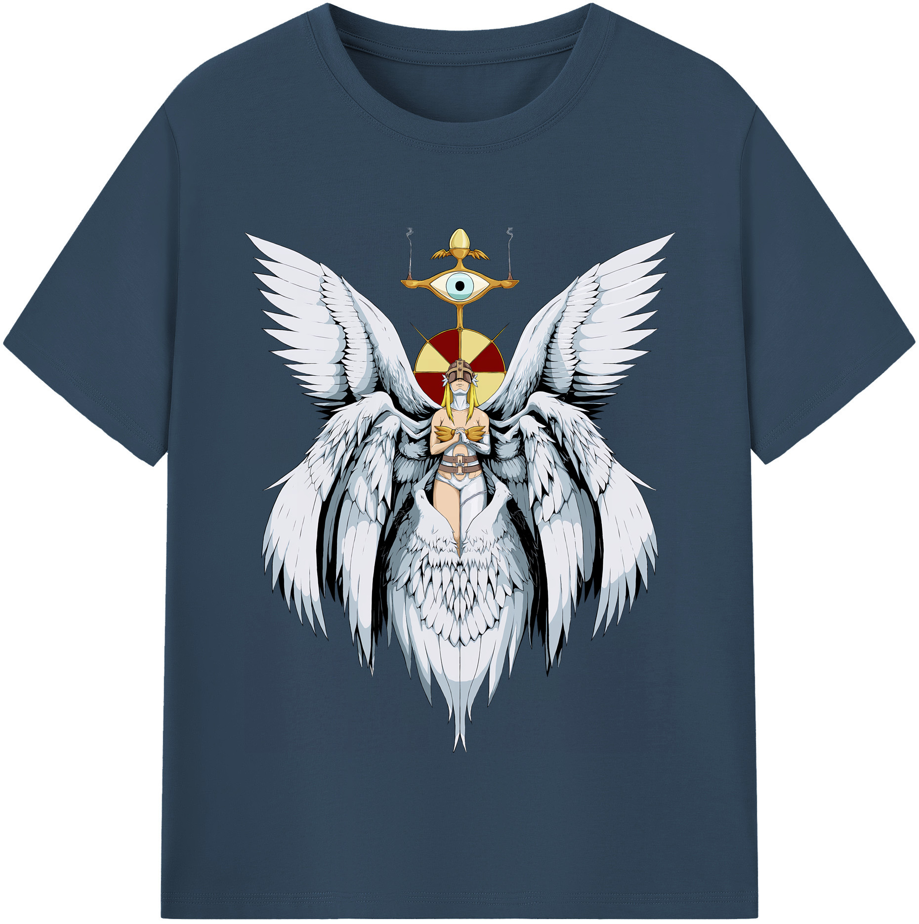 （画像用） Digimon デジタルモンスター/デジモン レディースカジュアルプリントTシャツ（綿100％）