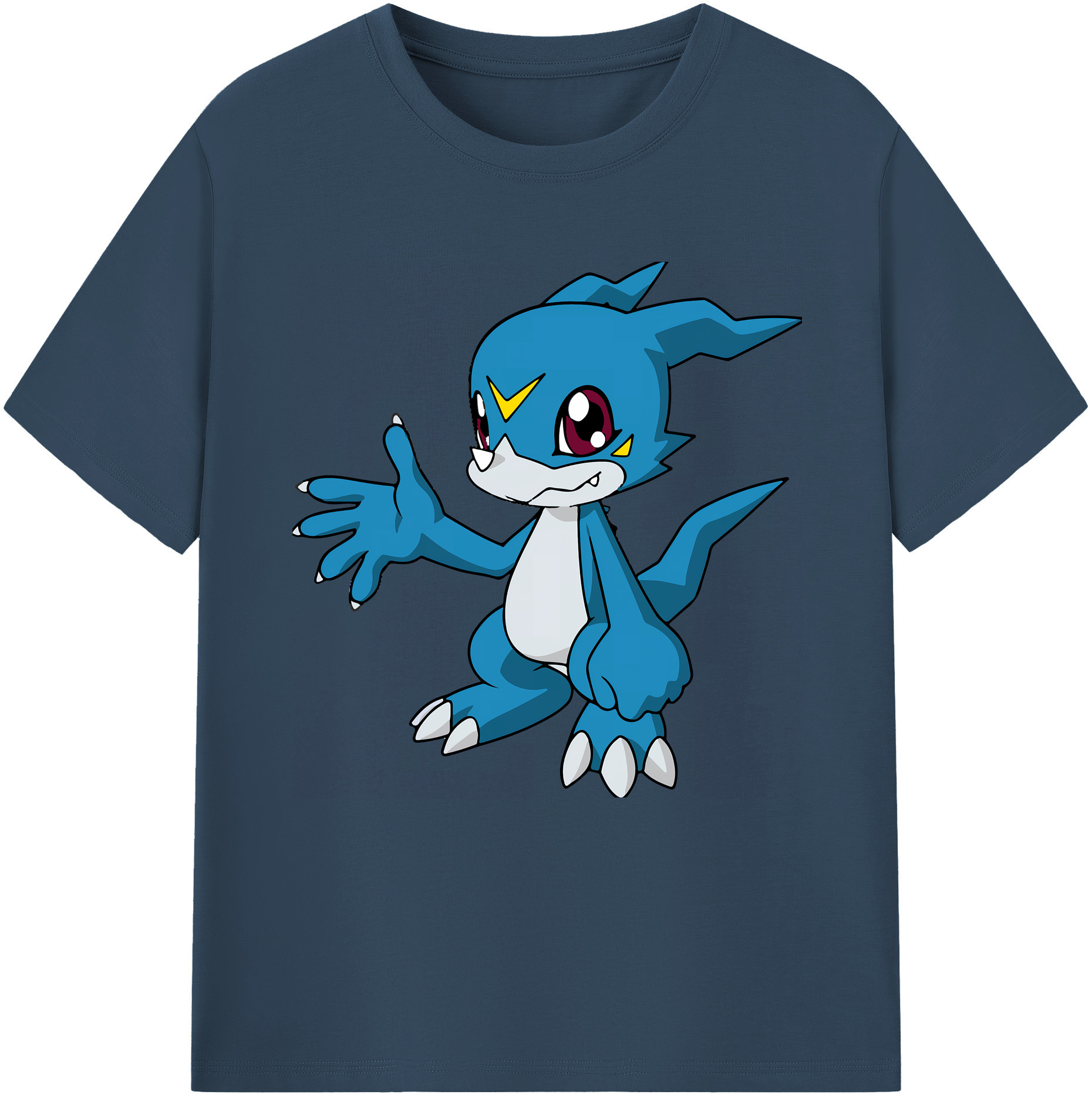 （画像用） Digimon デジタルモンスター/デジモン レディースカジュアルプリントTシャツ（綿100％）