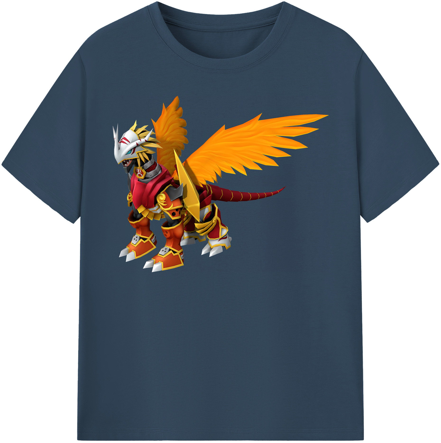 （画像用） Digimon デジタルモンスター/デジモン レディースカジュアルプリントTシャツ（綿100％）