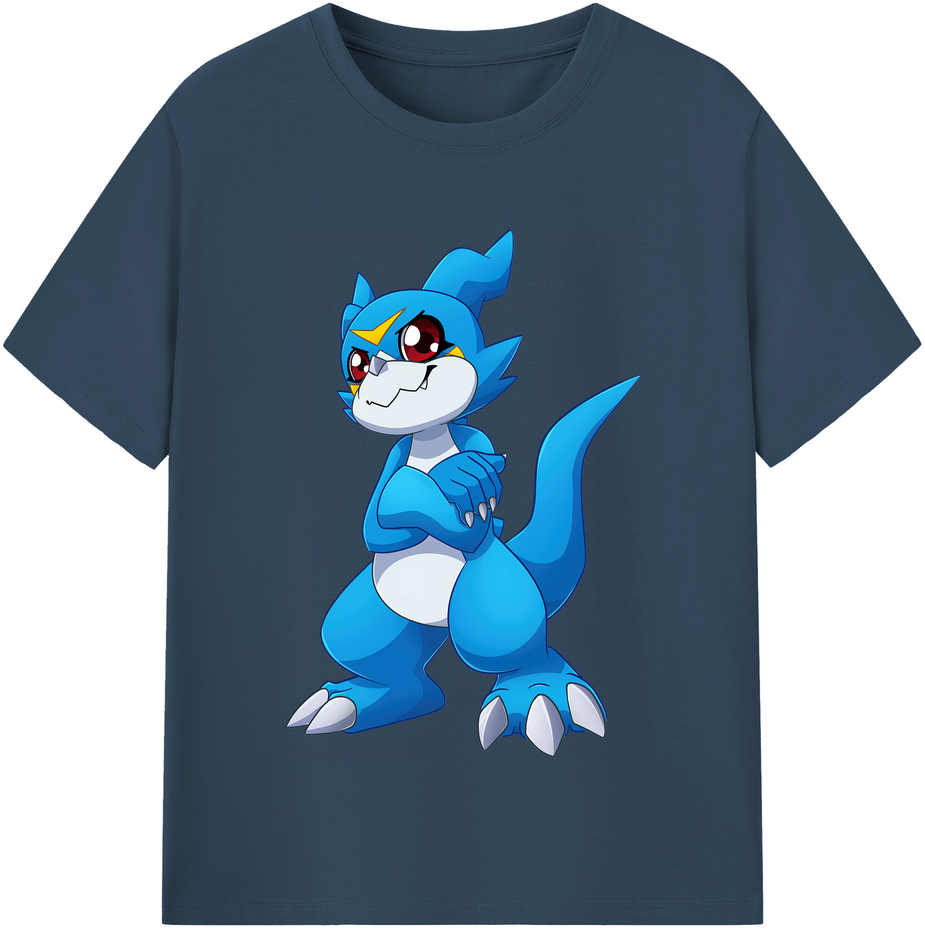 （画像用） Digimon デジタルモンスター/デジモン レディースカジュアルプリントTシャツ（綿100％）