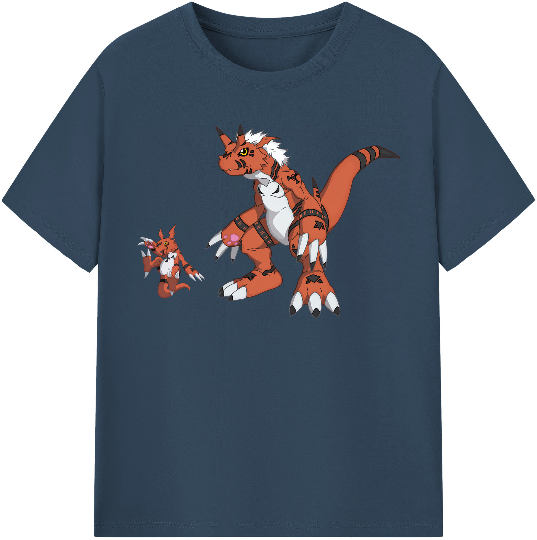 （画像用） Digimon デジタルモンスター/デジモン レディースカジュアルプリントTシャツ（綿100％）
