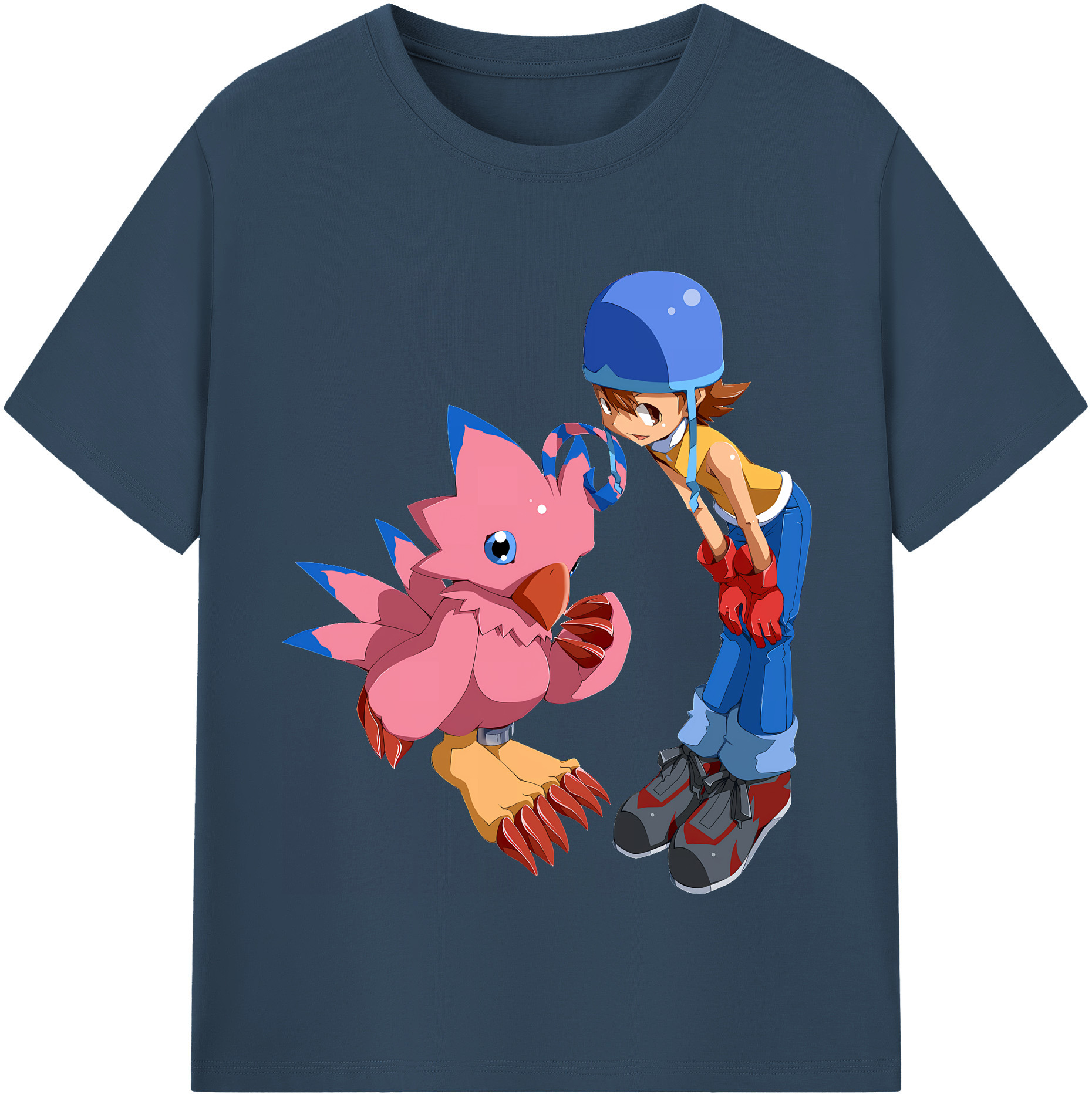 （画像用） Digimon デジタルモンスター/デジモン レディースカジュアルプリントTシャツ（綿100％）