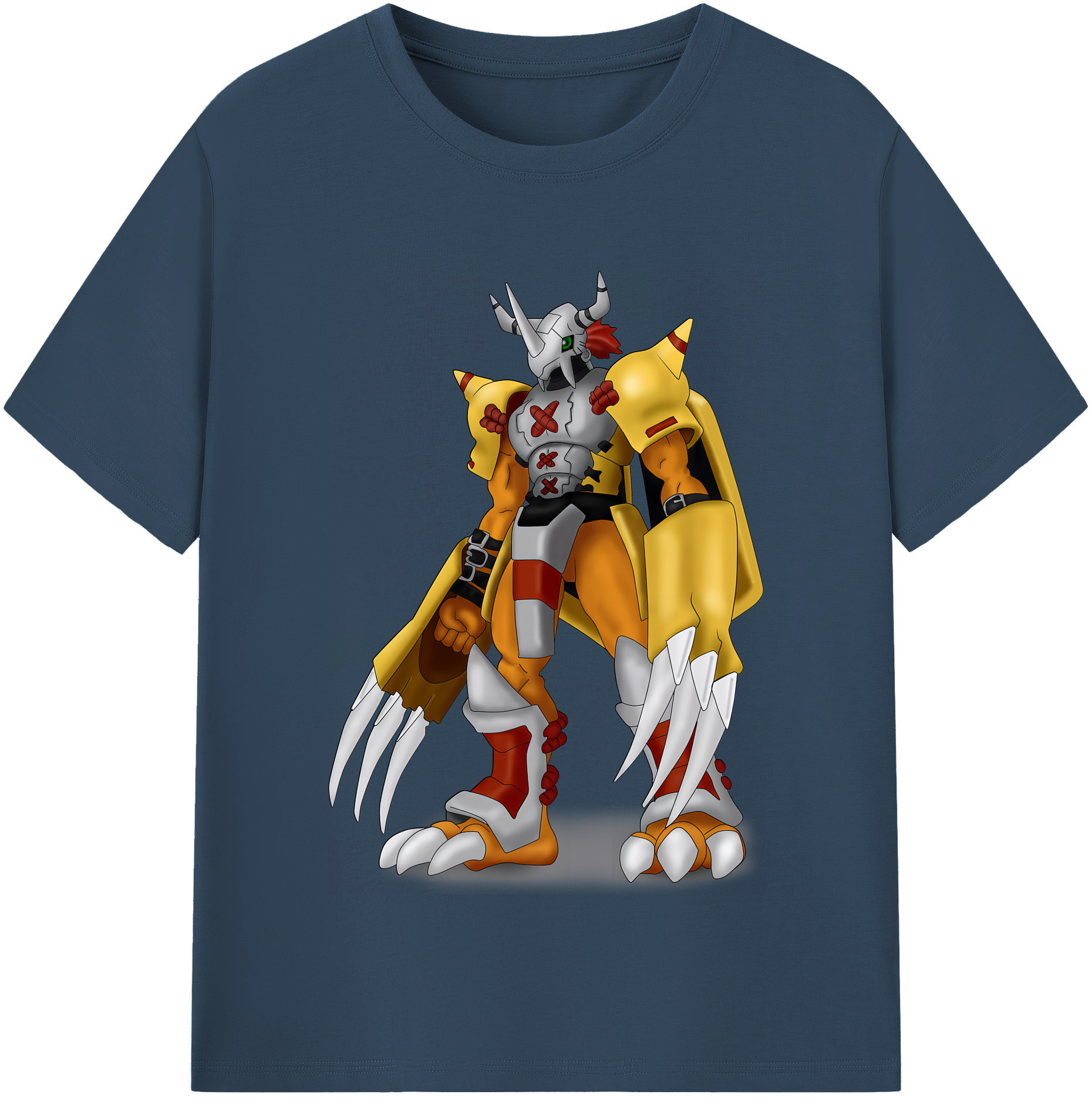 （画像用） Digimon デジタルモンスター/デジモン レディースカジュアルプリントTシャツ（綿100％）