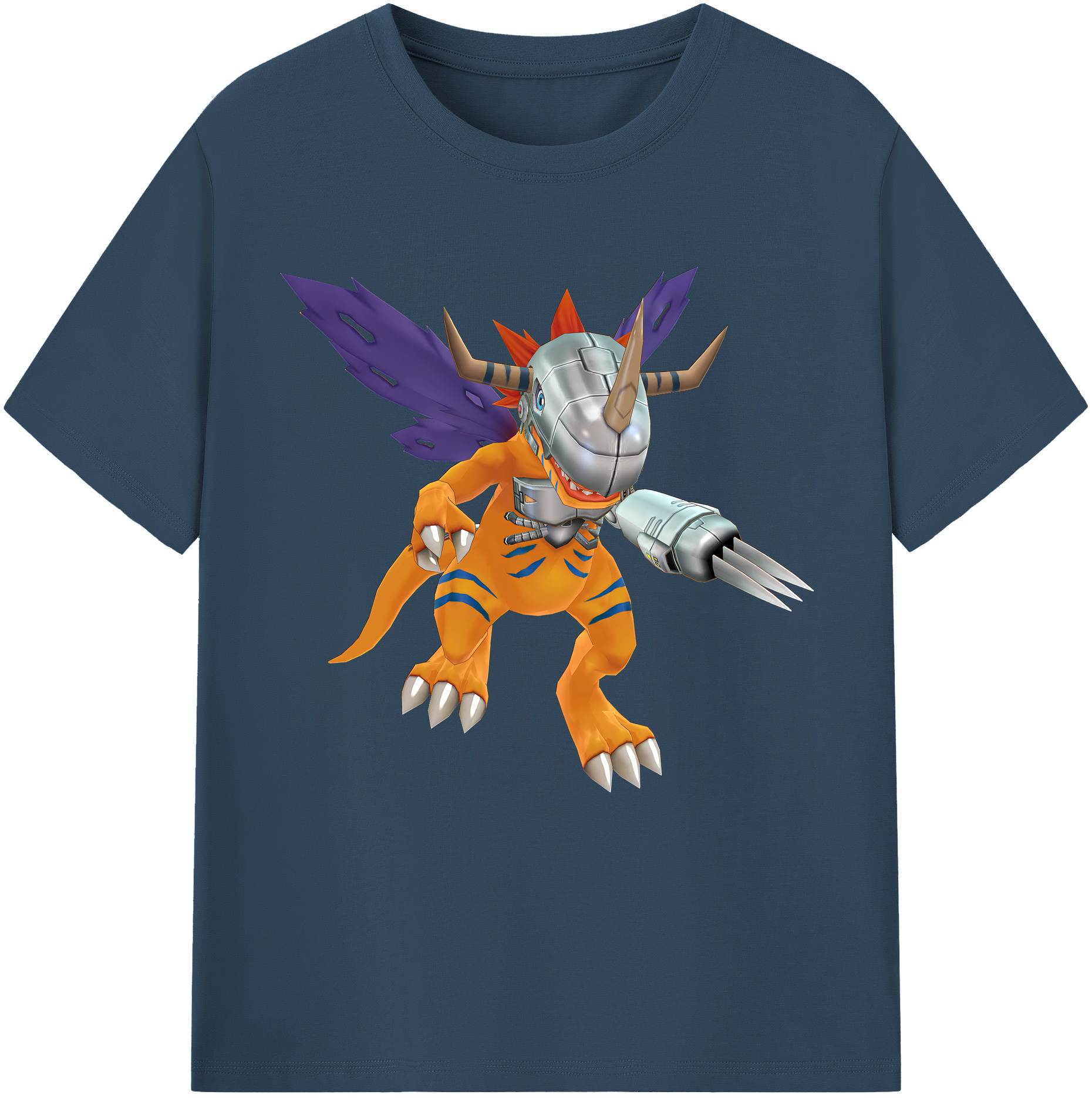 （画像用） Digimon デジタルモンスター/デジモン レディースカジュアルプリントTシャツ（綿100％）