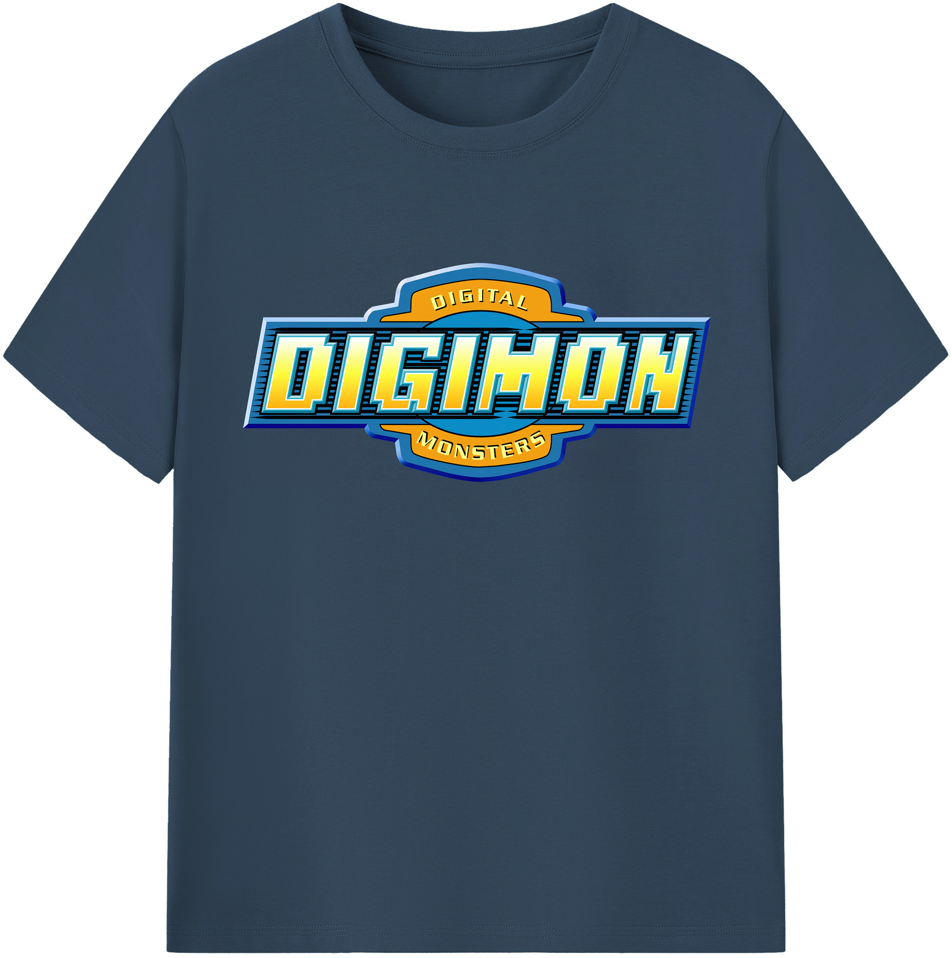 （画像用） Digimon デジタルモンスター/デジモン レディースカジュアルプリントTシャツ（綿100％）