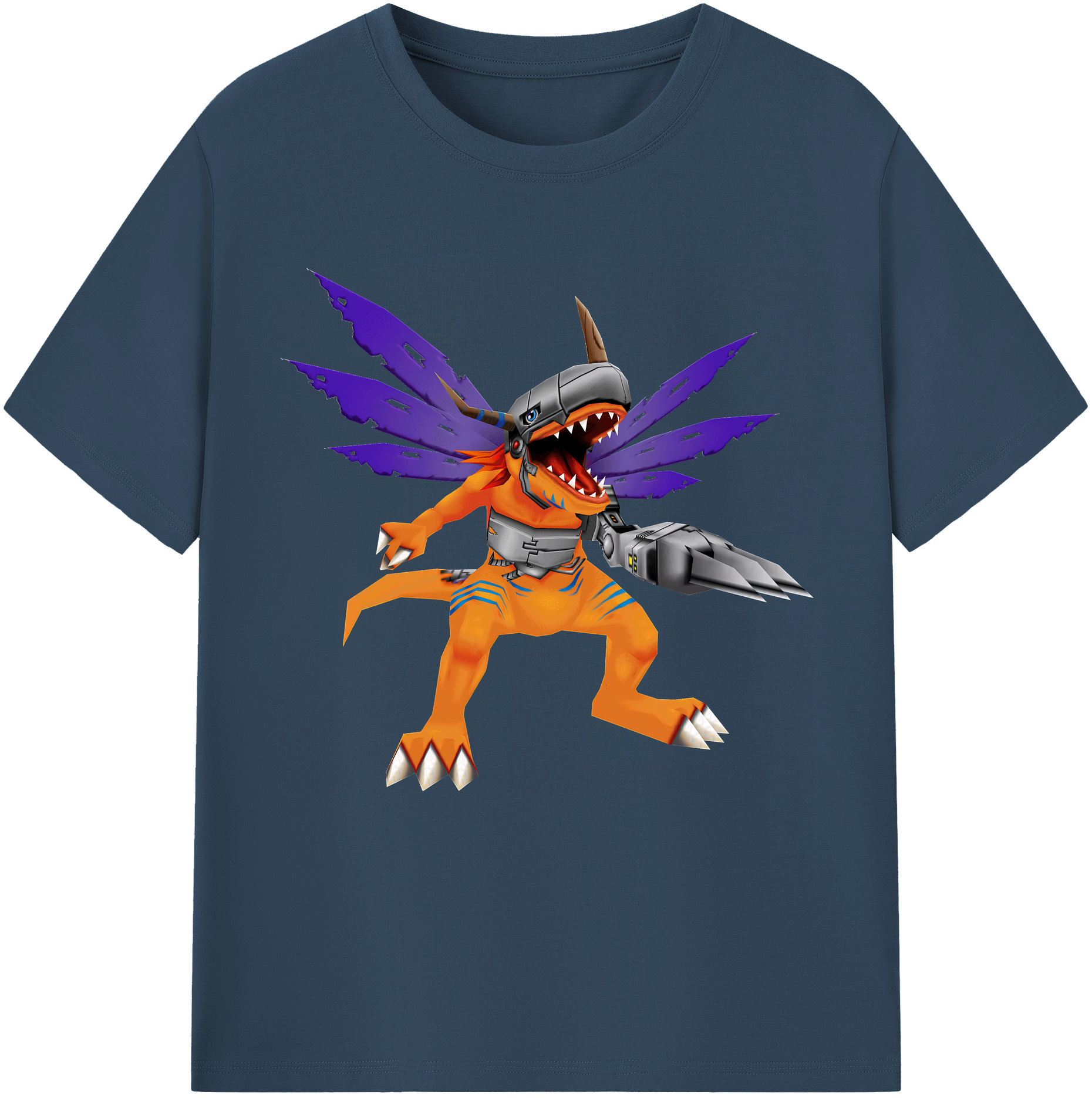 （画像用） Digimon デジタルモンスター/デジモン レディースカジュアルプリントTシャツ（綿100％）