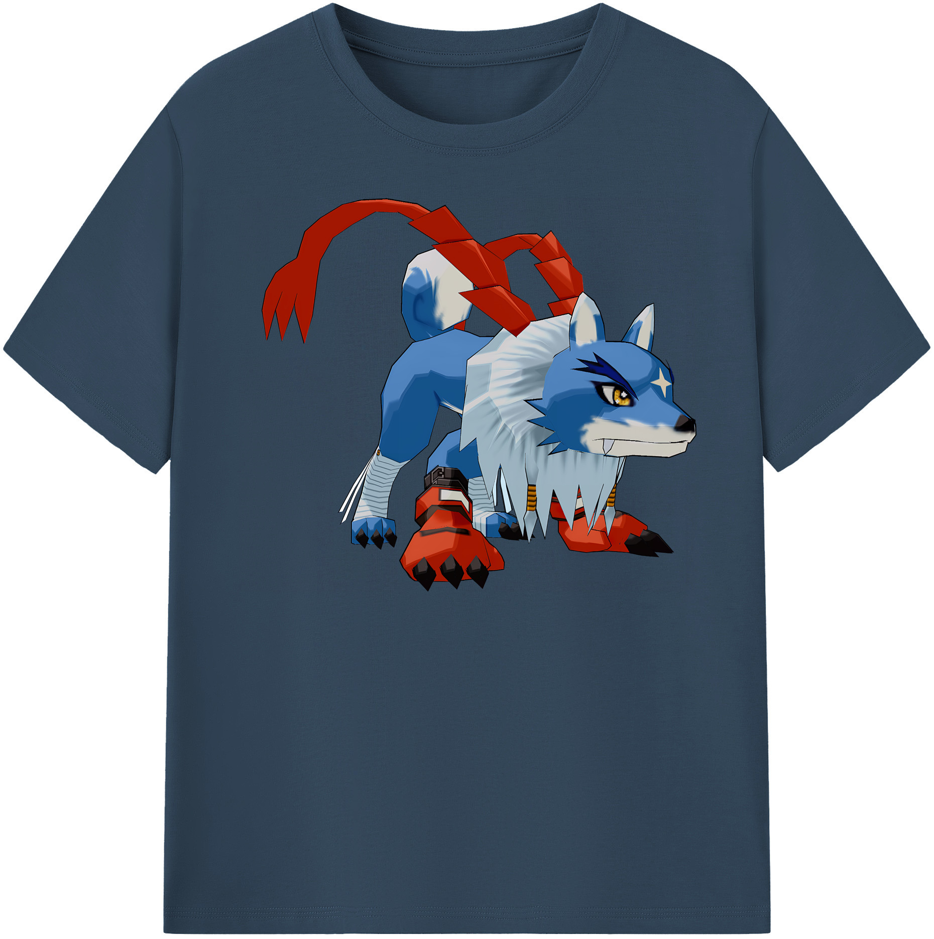 （画像用） Digimon デジタルモンスター/デジモン レディースカジュアルプリントTシャツ（綿100％）