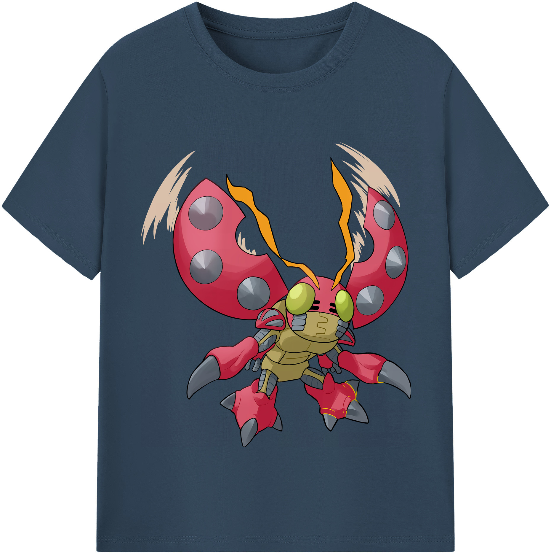 （画像用） Digimon デジタルモンスター/デジモン レディースカジュアルプリントTシャツ（綿100％）