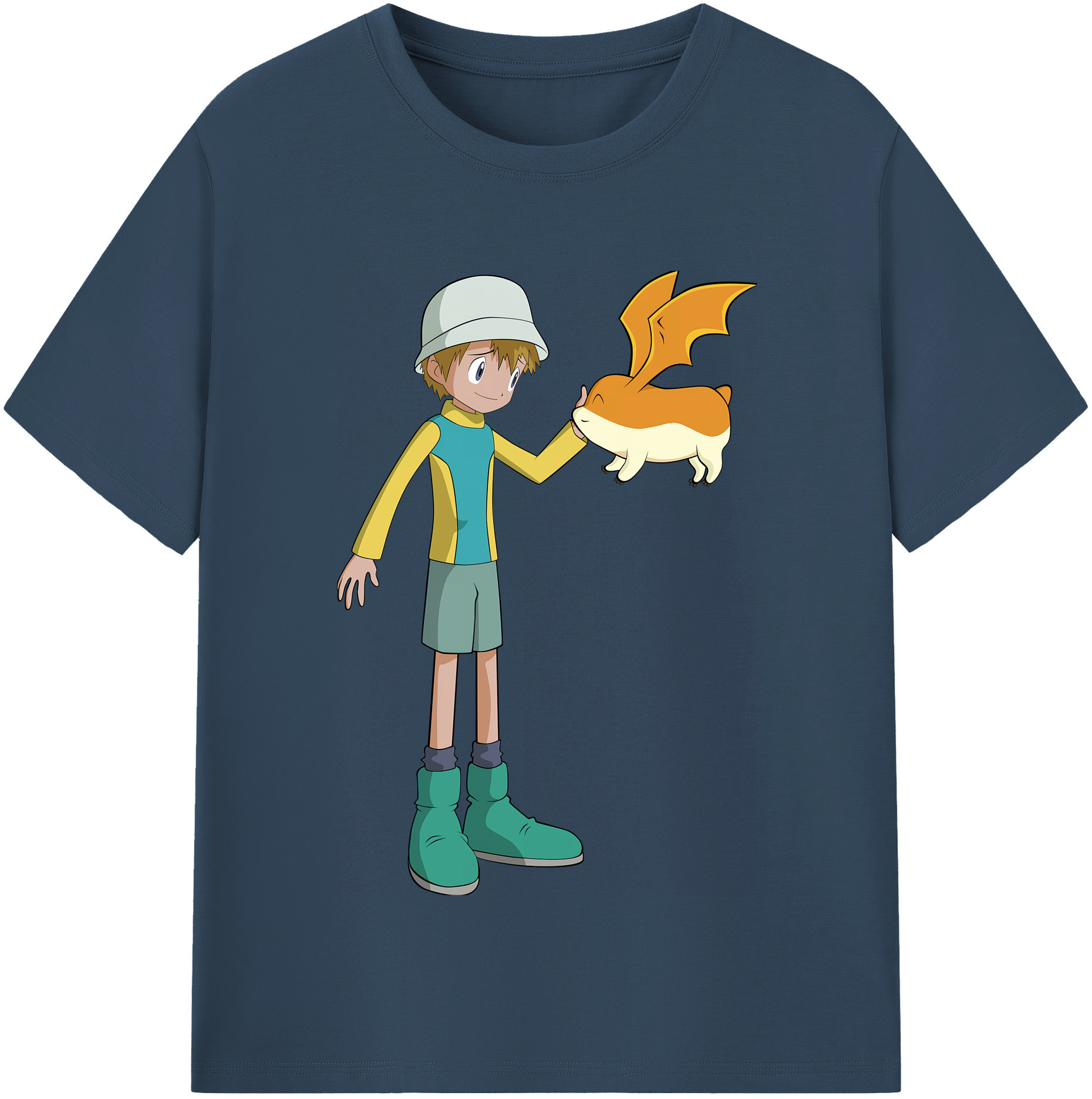 （画像用） Digimon デジタルモンスター/デジモン レディースカジュアルプリントTシャツ（綿100％）