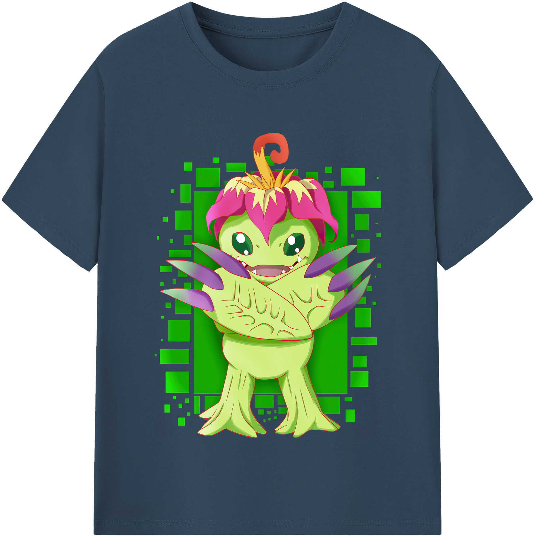 （画像用） Digimon デジタルモンスター/デジモン レディースカジュアルプリントTシャツ（綿100％）
