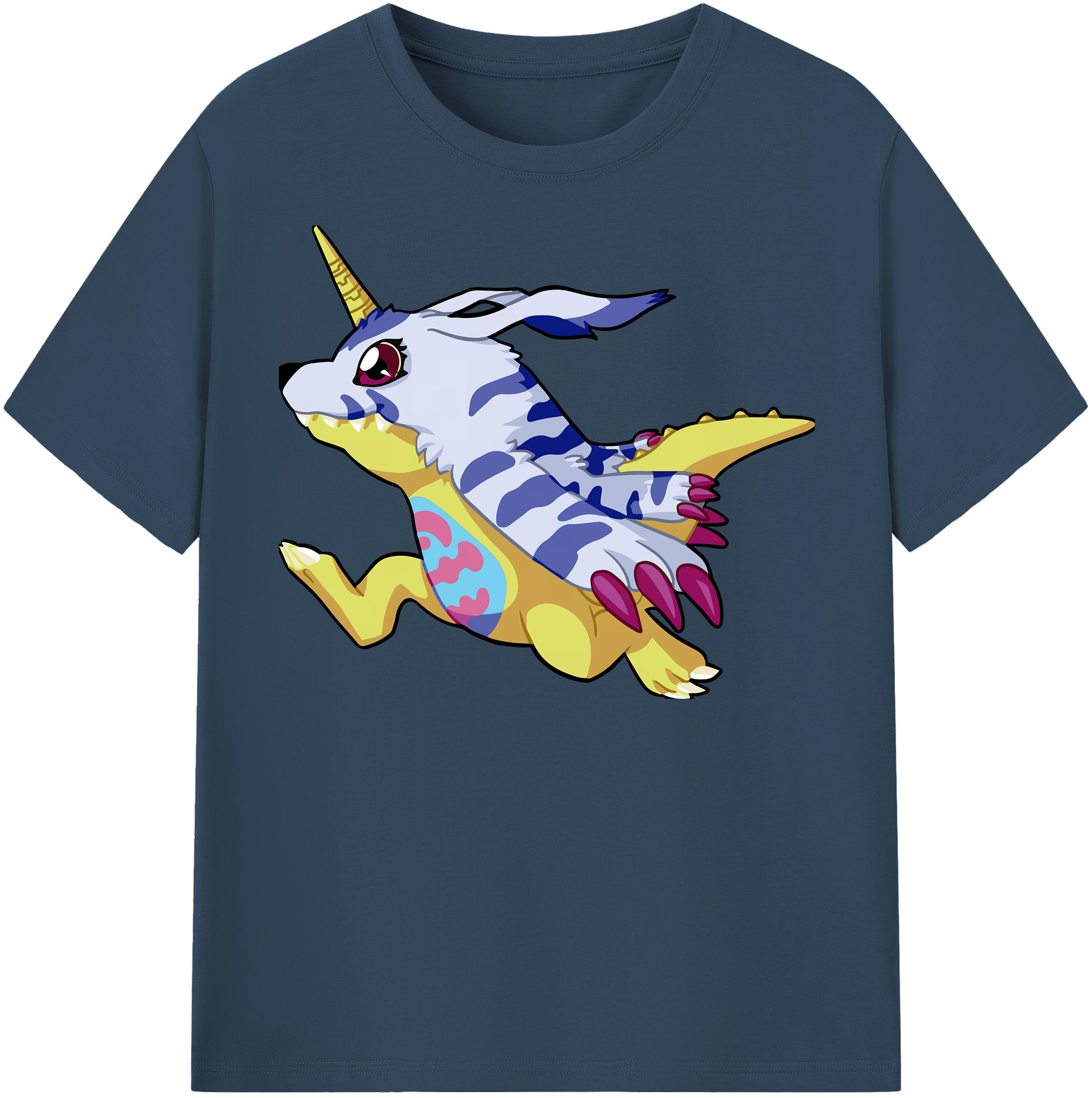 （画像用） Digimon デジタルモンスター/デジモン レディースカジュアルプリントTシャツ（綿100％）