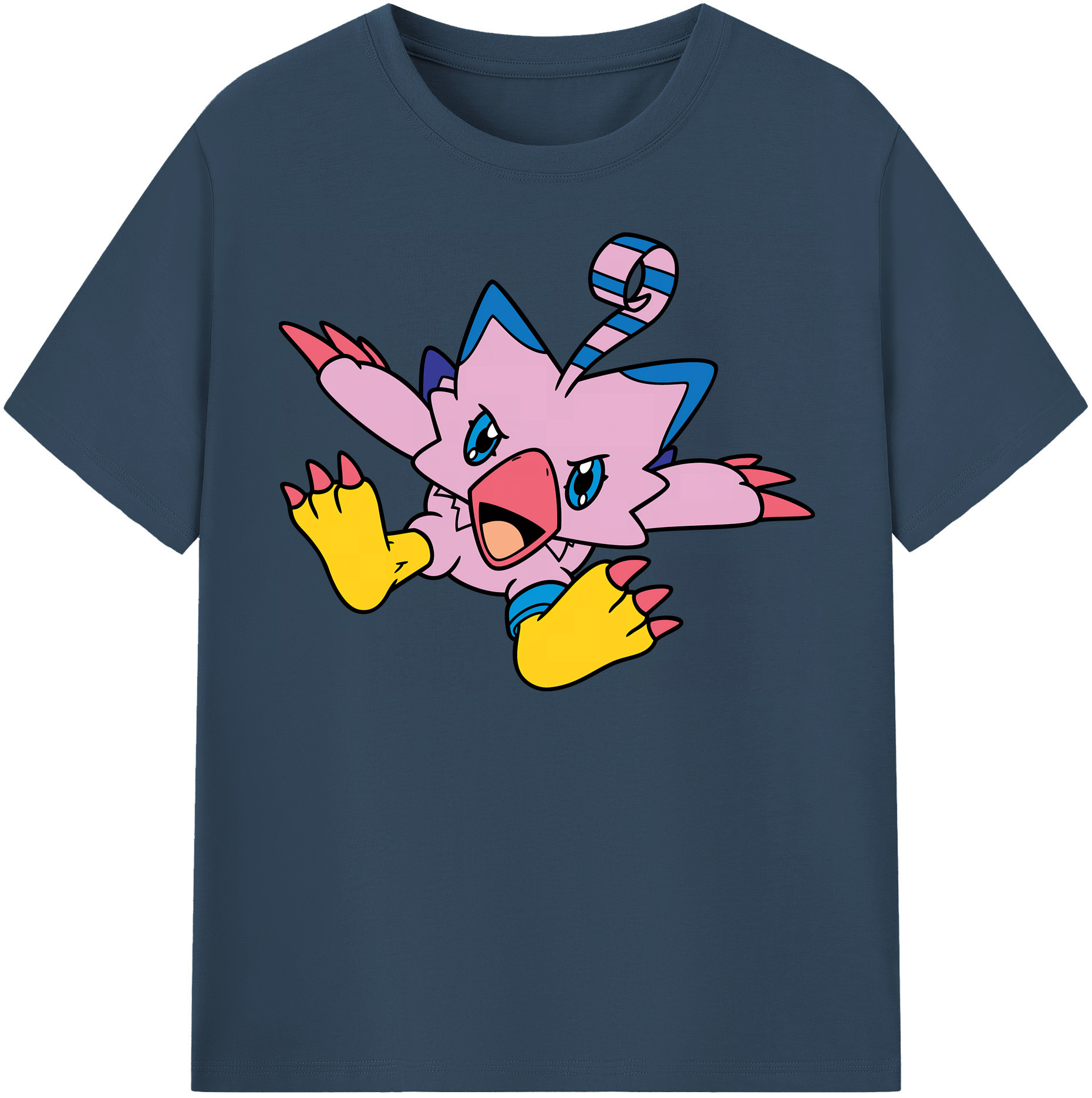 （画像用） Digimon デジタルモンスター/デジモン レディースカジュアルプリントTシャツ（綿100％）