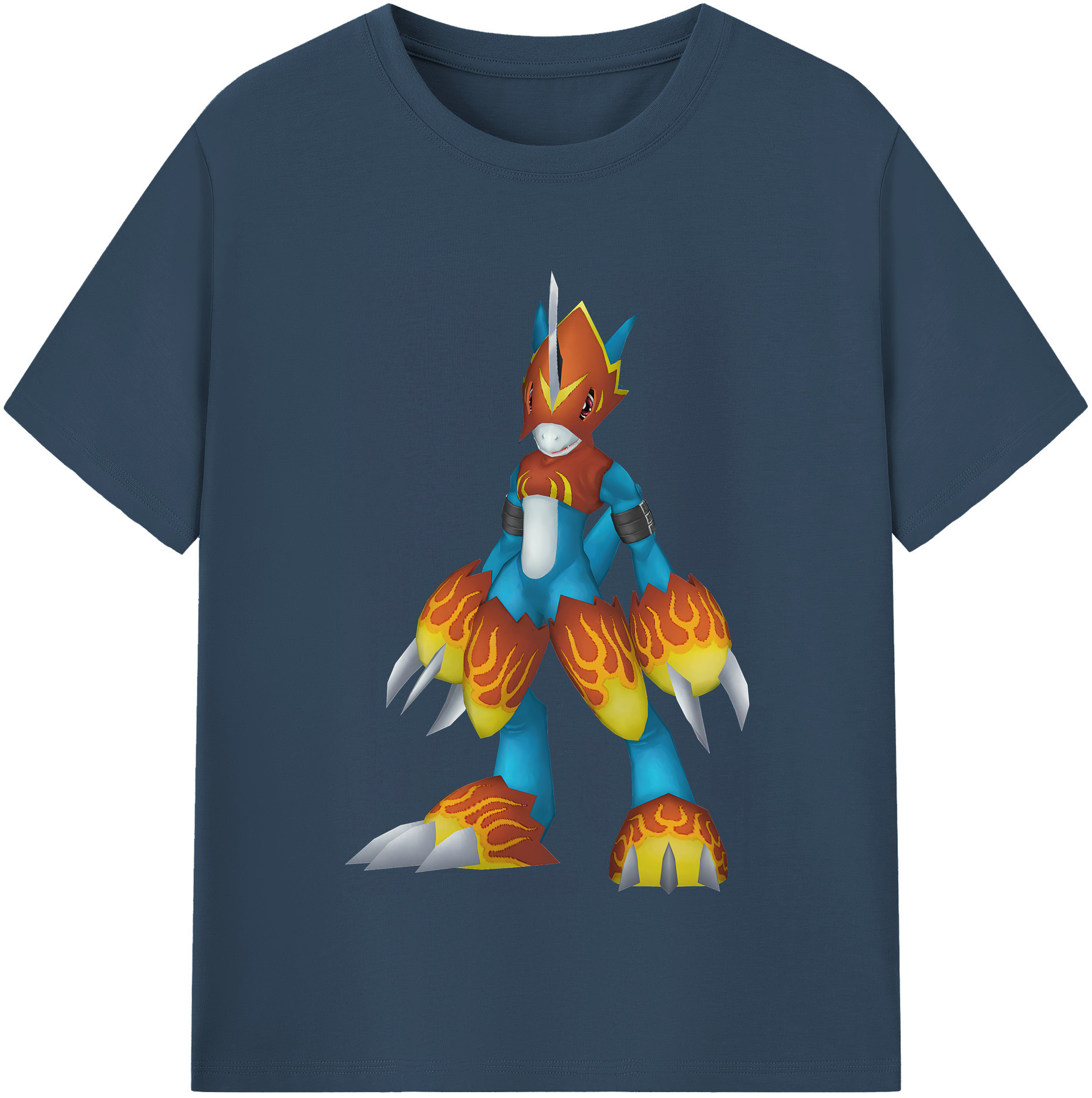 （画像用） Digimon デジタルモンスター/デジモン レディースカジュアルプリントTシャツ（綿100％）