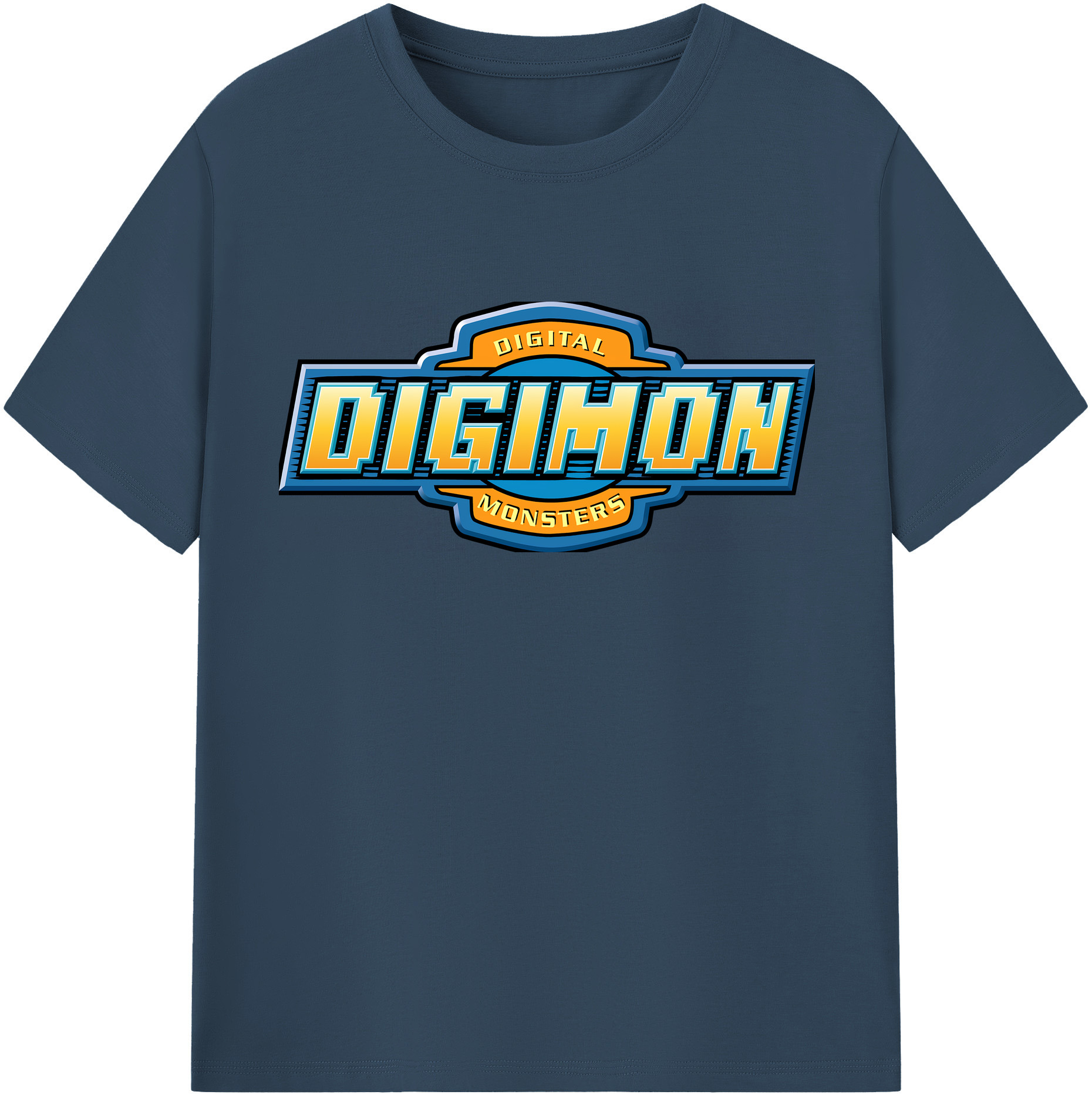 （画像用） Digimon デジタルモンスター/デジモン レディースカジュアルプリントTシャツ（綿100％）