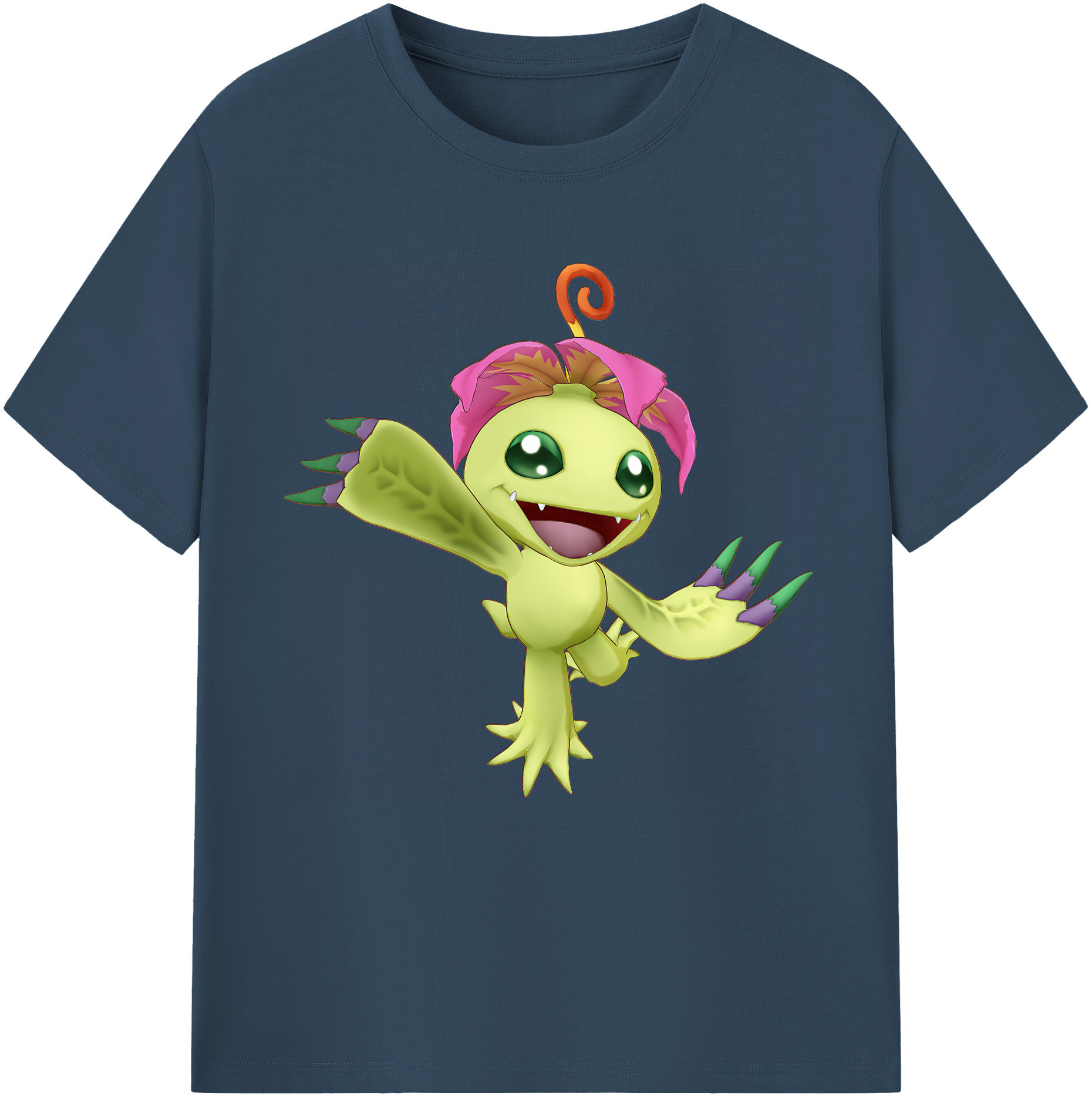 （画像用） Digimon デジタルモンスター/デジモン レディースカジュアルプリントTシャツ（綿100％）