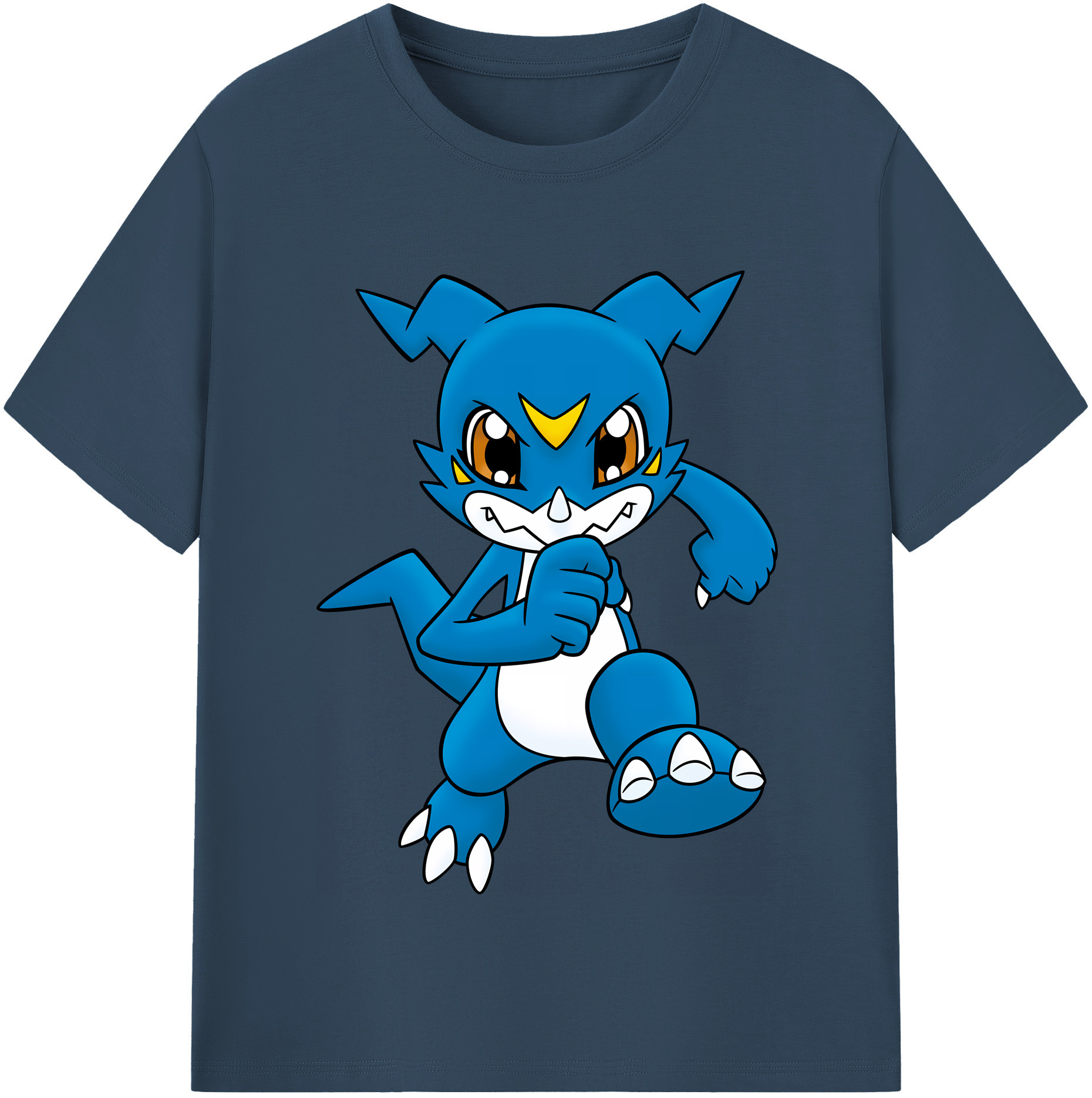 （画像用） Digimon デジタルモンスター/デジモン レディースカジュアルプリントTシャツ（綿100％）