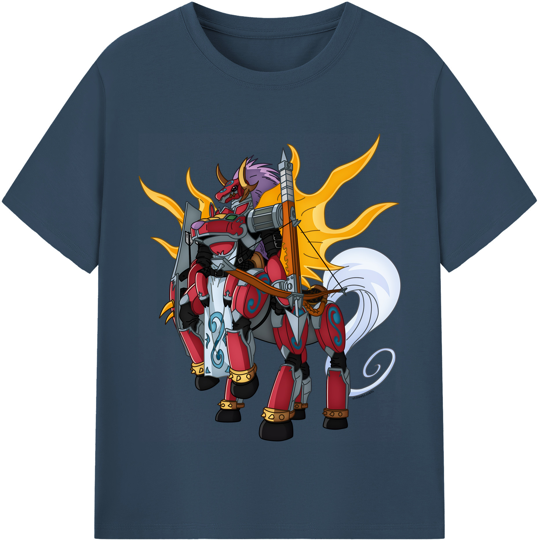 （画像用） Digimon デジタルモンスター/デジモン レディースカジュアルプリントTシャツ（綿100％）