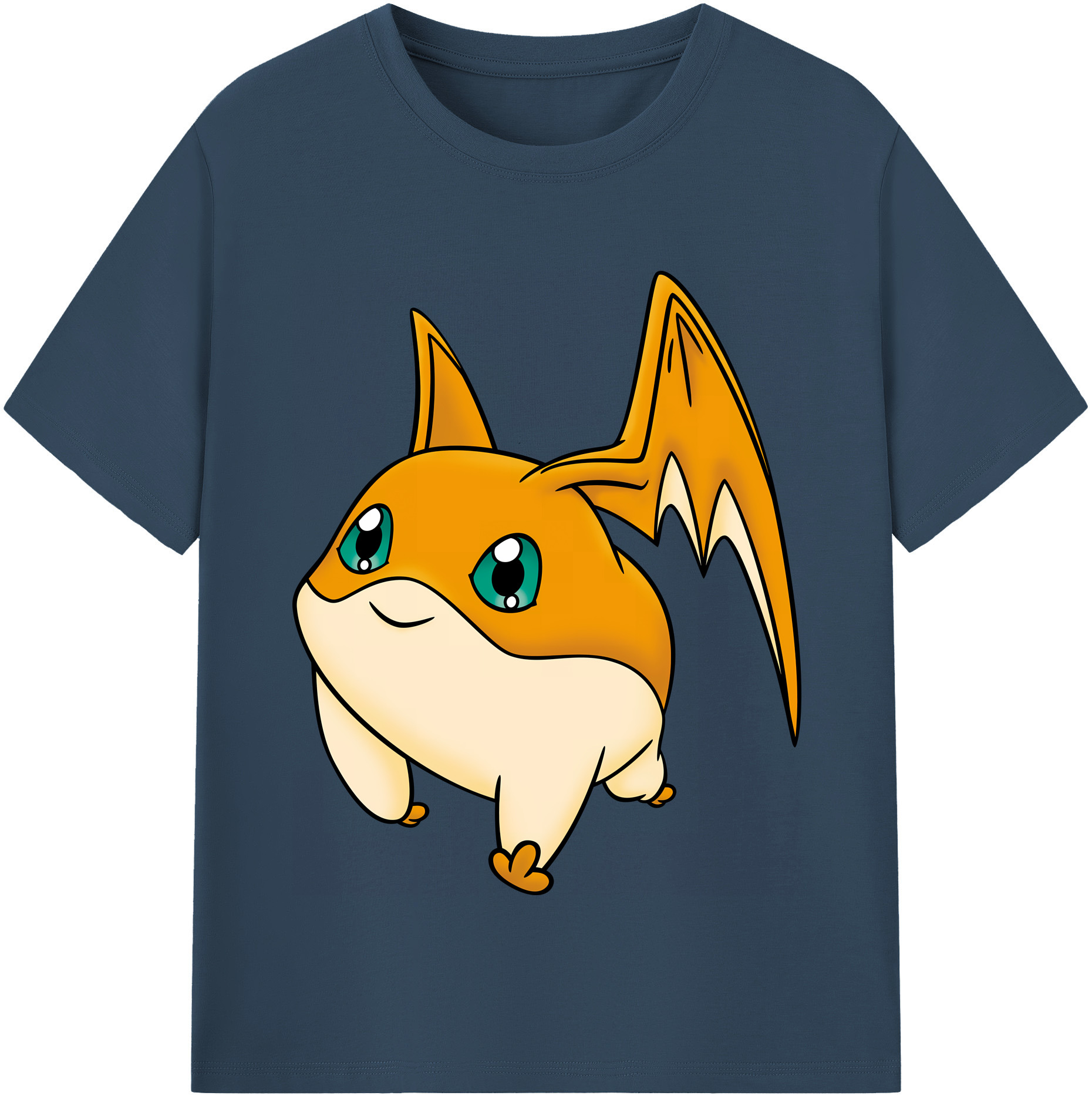 （画像用） Digimon デジタルモンスター/デジモン レディースカジュアルプリントTシャツ（綿100％）
