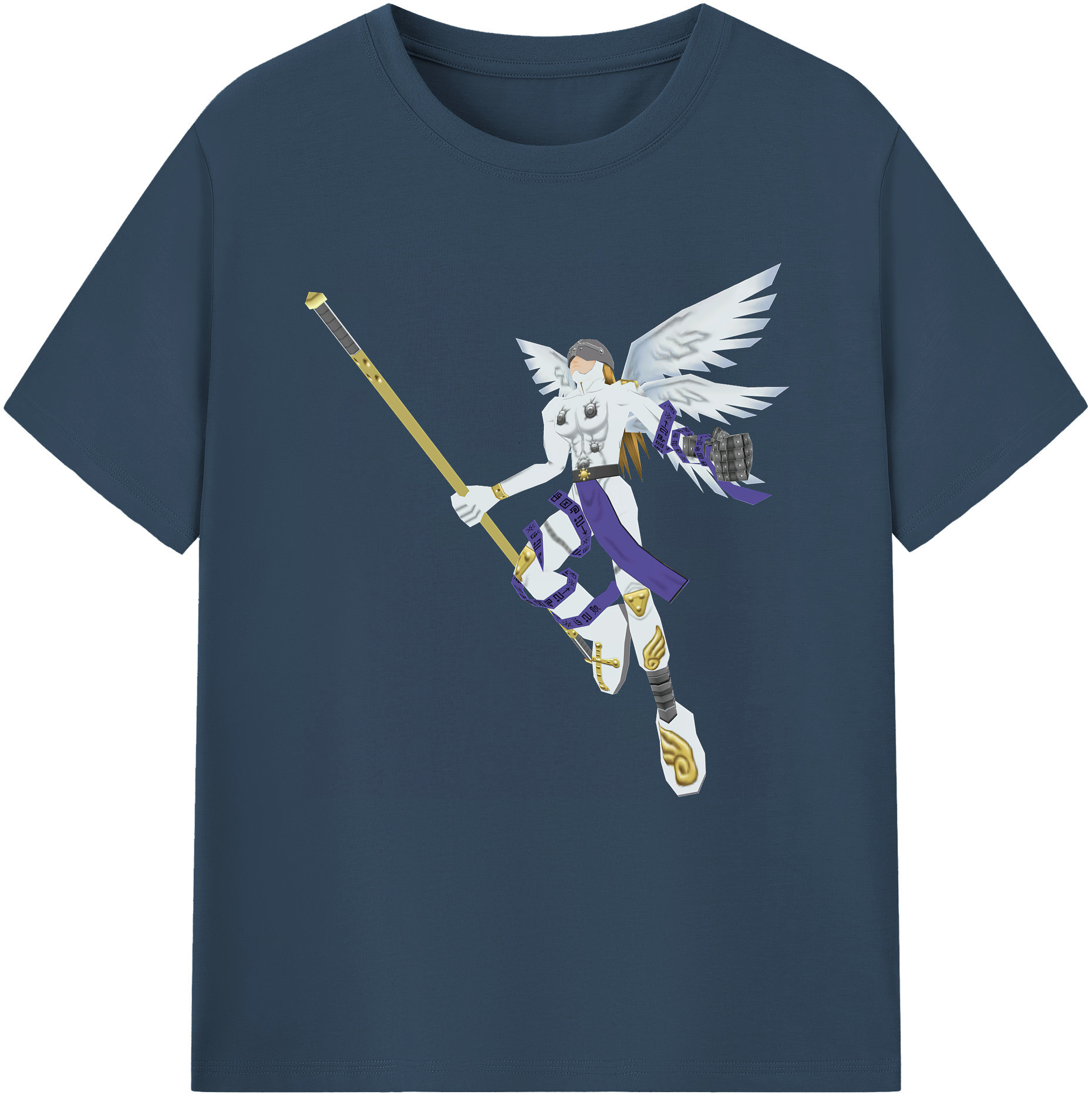 （画像用） Digimon デジタルモンスター/デジモン レディースカジュアルプリントTシャツ（綿100％）