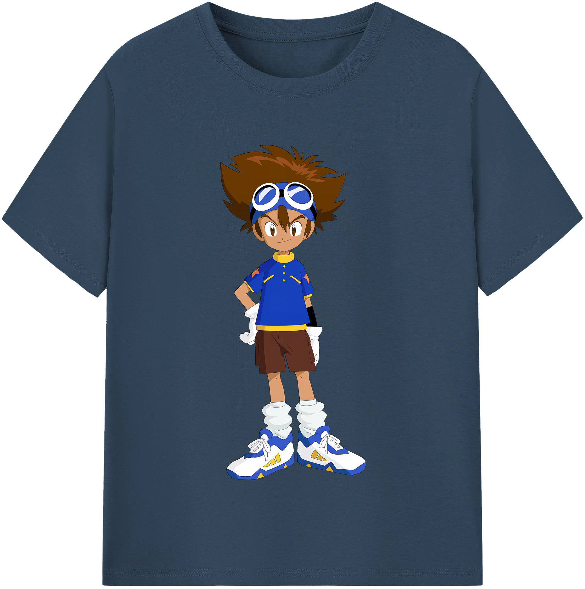 （画像用） Digimon デジタルモンスター/デジモン レディースカジュアルプリントTシャツ（綿100％）