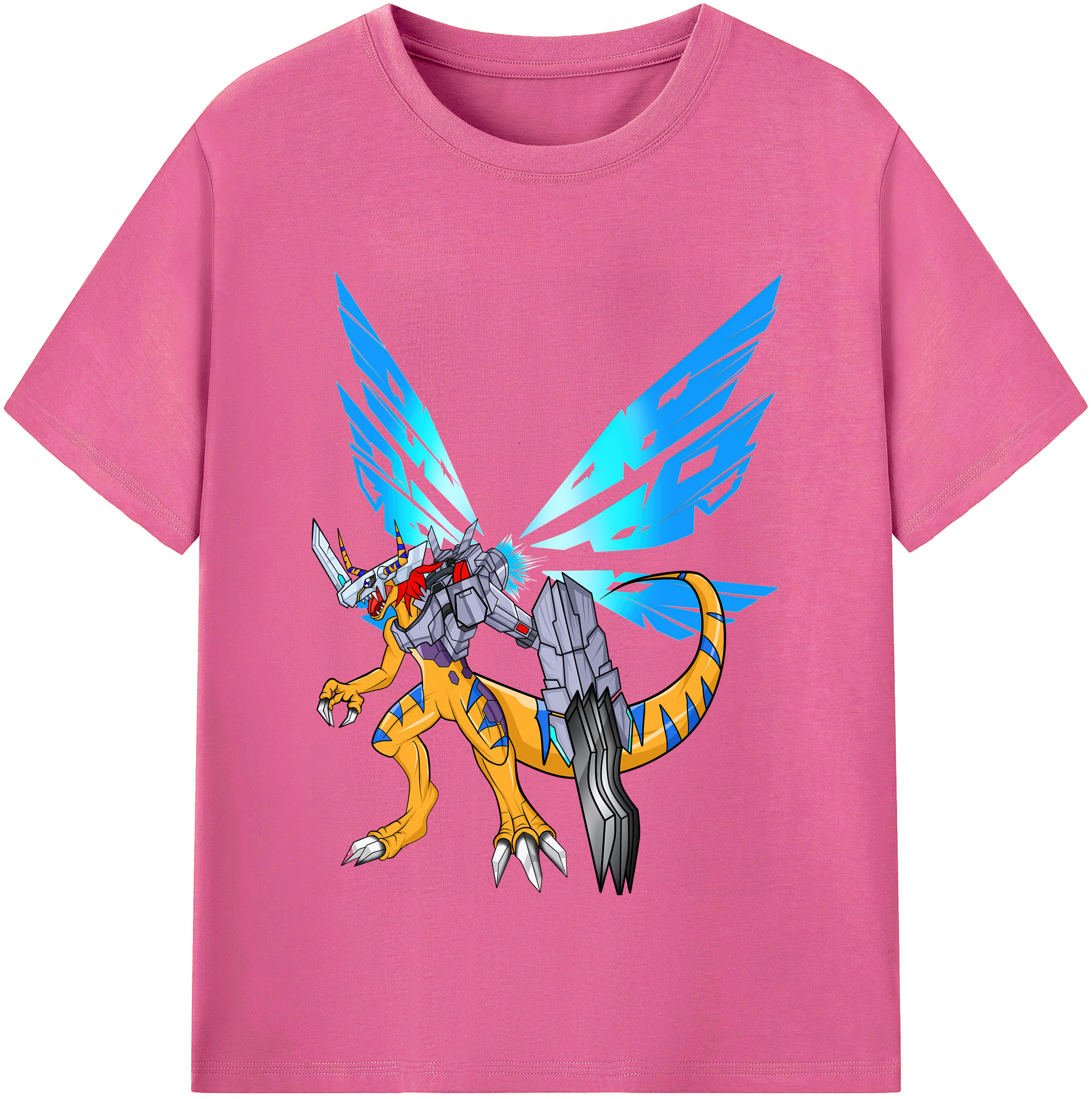 （画像用） Digimon デジタルモンスター/デジモン レディースカジュアルプリントTシャツ（綿100％）