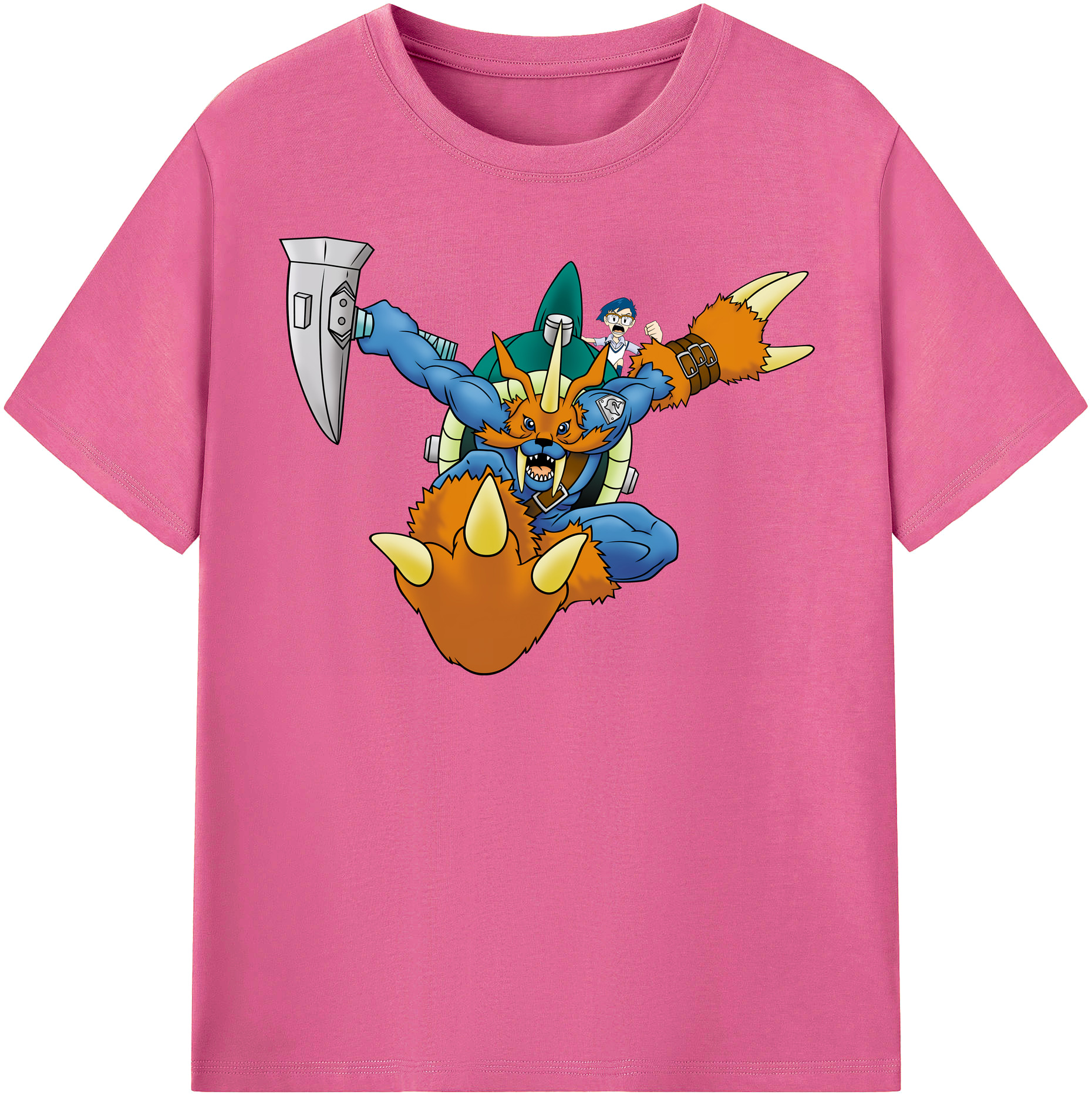 （画像用） Digimon デジタルモンスター/デジモン レディースカジュアルプリントTシャツ（綿100％）