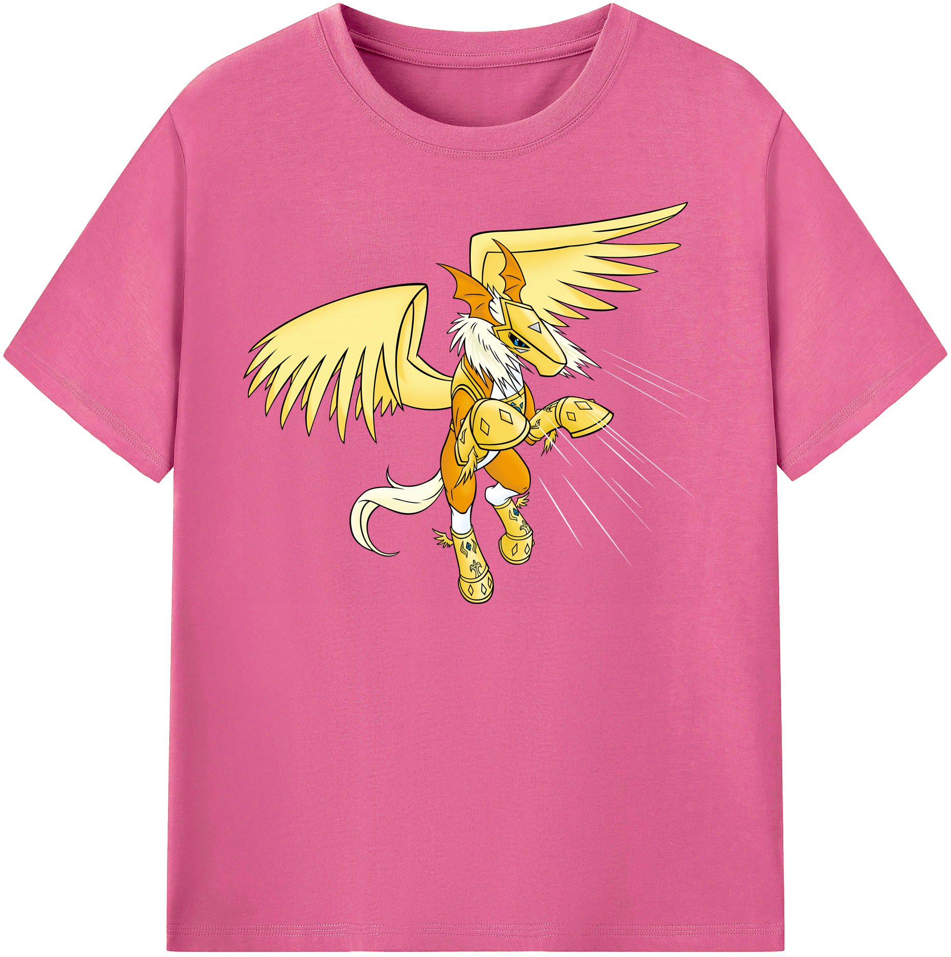 （画像用） Digimon デジタルモンスター/デジモン レディースカジュアルプリントTシャツ（綿100％）