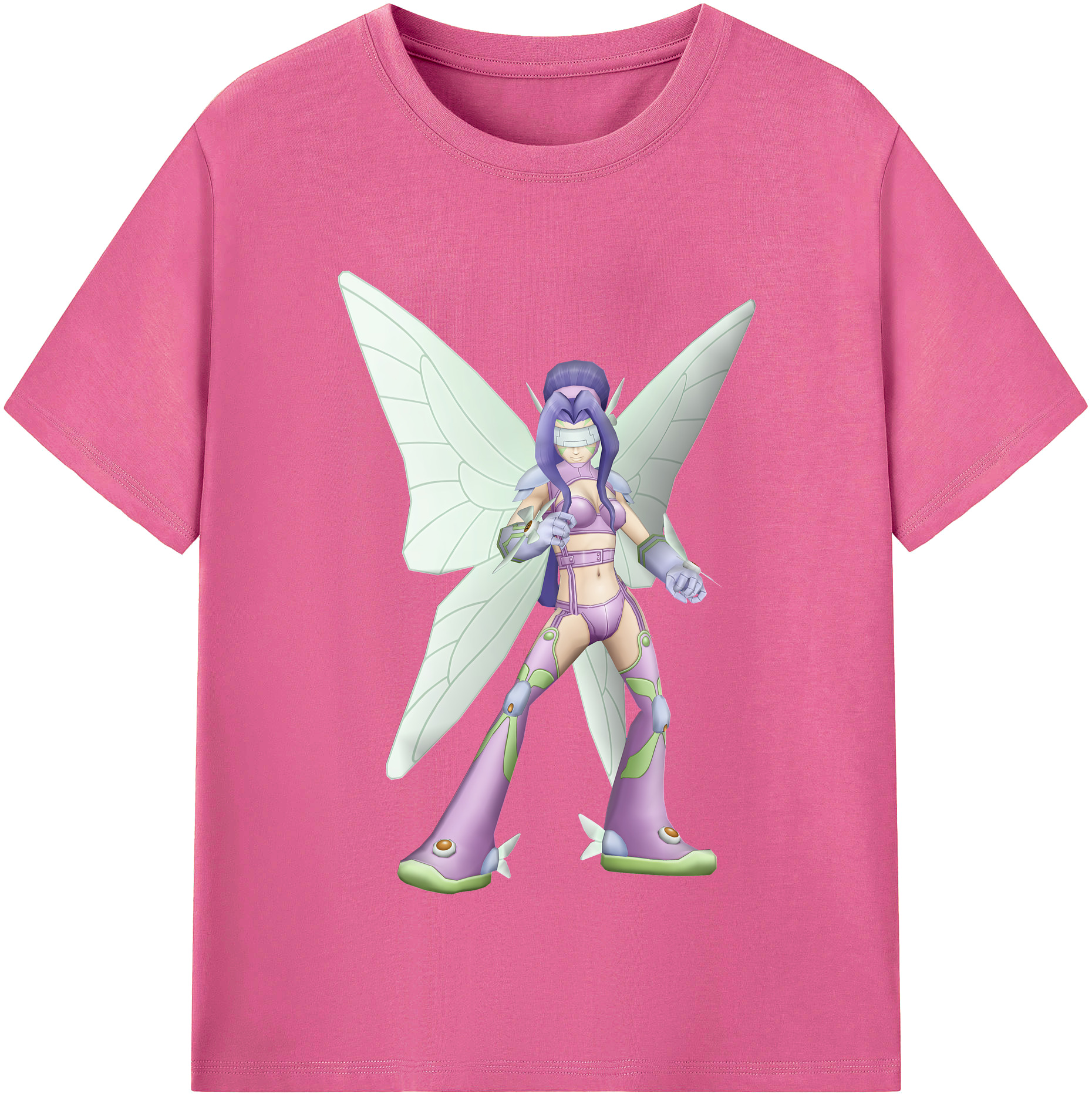 （画像用） Digimon デジタルモンスター/デジモン レディースカジュアルプリントTシャツ（綿100％）