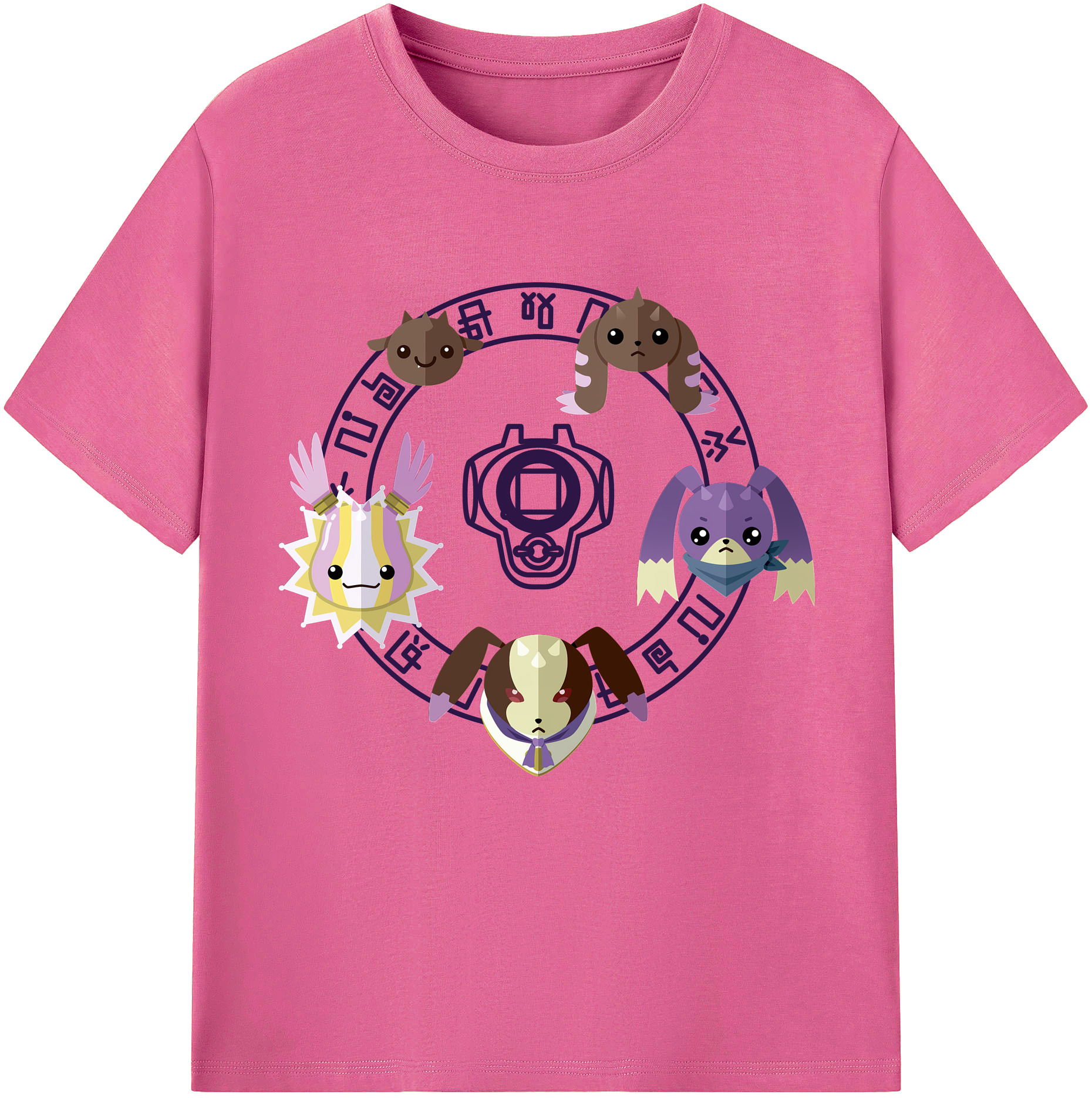 （画像用） Digimon デジタルモンスター/デジモン レディースカジュアルプリントTシャツ（綿100％）