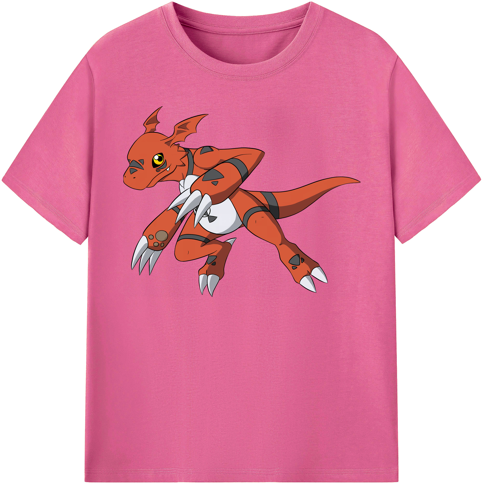 （画像用） Digimon デジタルモンスター/デジモン レディースカジュアルプリントTシャツ（綿100％）