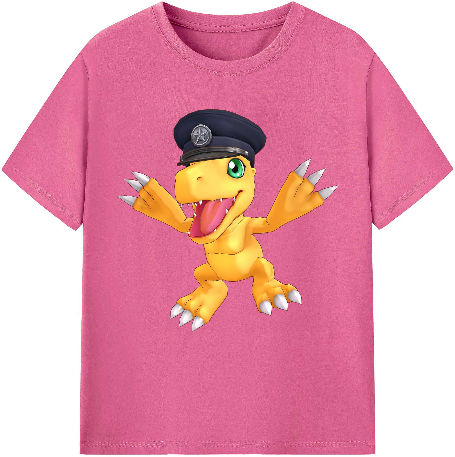 （画像用） Digimon デジタルモンスター/デジモン レディースカジュアルプリントTシャツ（綿100％）