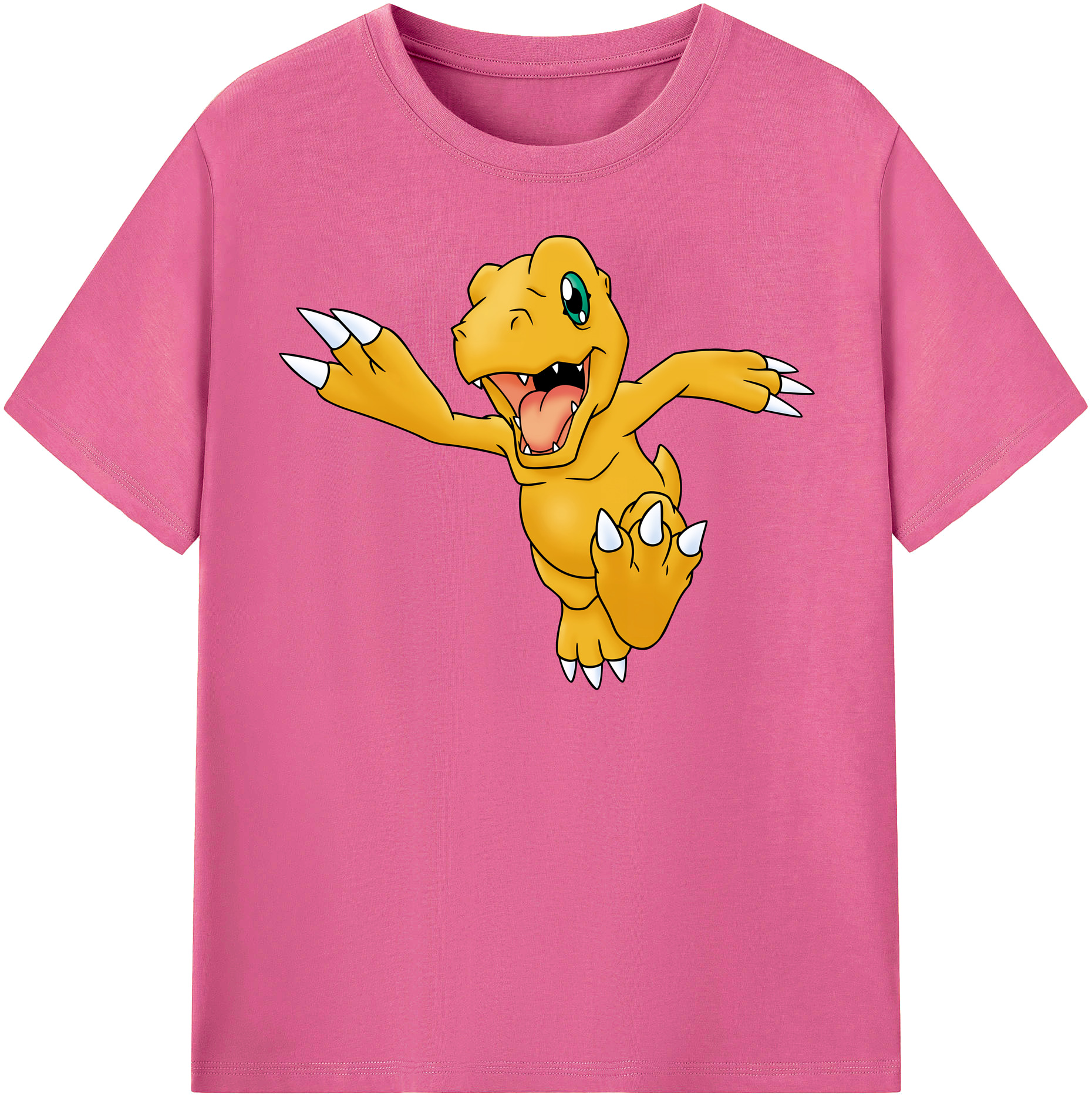 （画像用） Digimon デジタルモンスター/デジモン レディースカジュアルプリントTシャツ（綿100％）