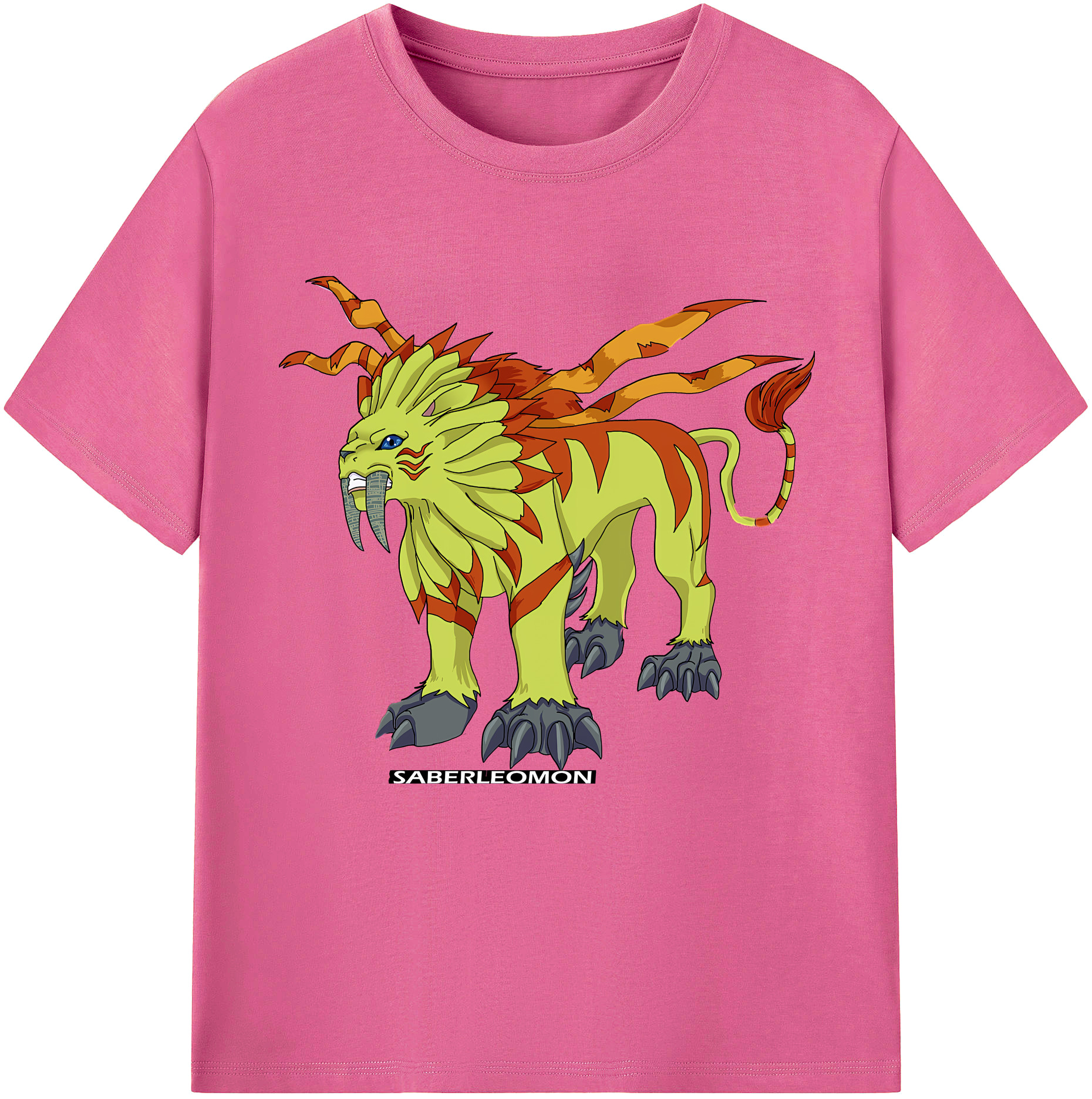 （画像用） Digimon デジタルモンスター/デジモン レディースカジュアルプリントTシャツ（綿100％）