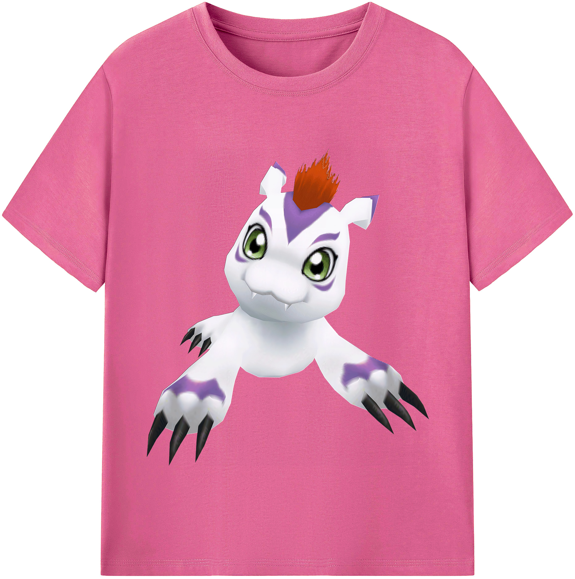 （画像用） Digimon デジタルモンスター/デジモン レディースカジュアルプリントTシャツ（綿100％）