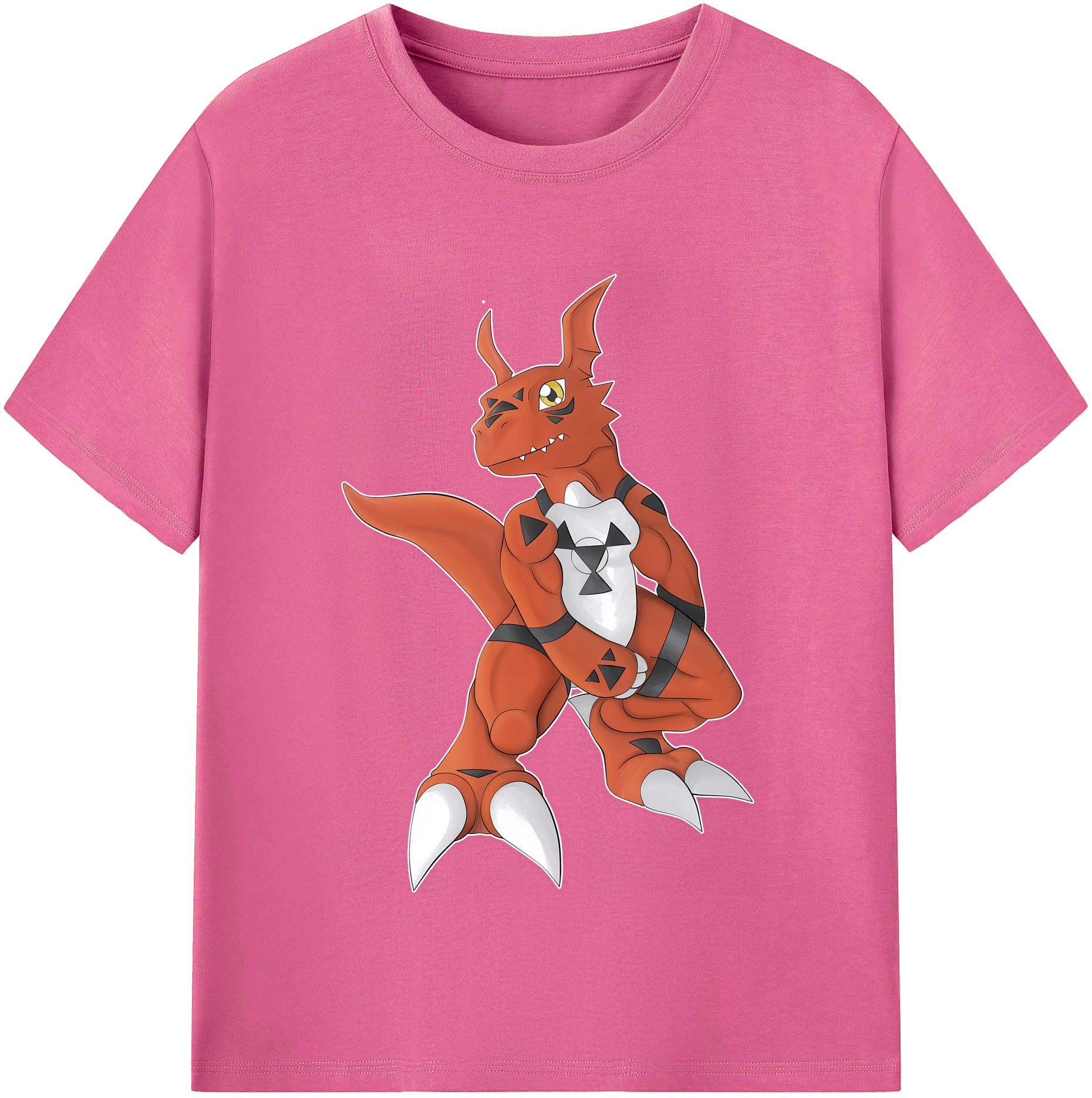 （画像用） Digimon デジタルモンスター/デジモン レディースカジュアルプリントTシャツ（綿100％）