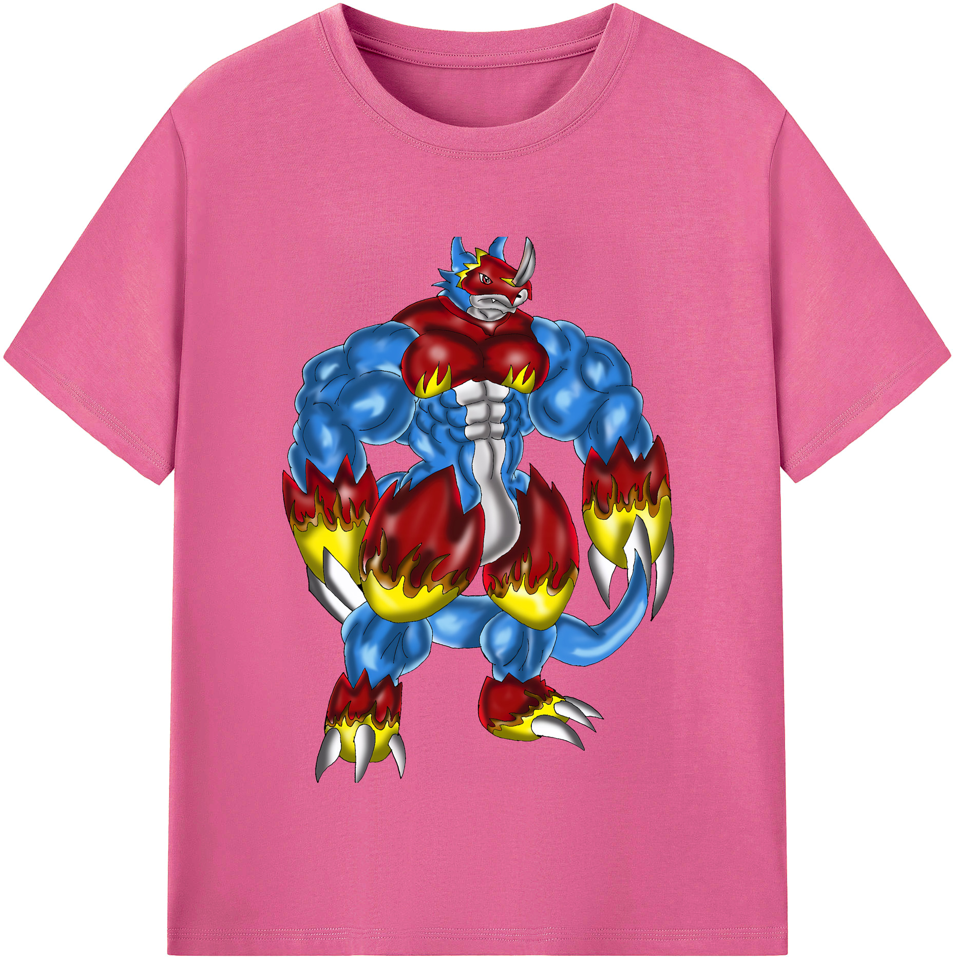 （画像用） Digimon デジタルモンスター/デジモン レディースカジュアルプリントTシャツ（綿100％）